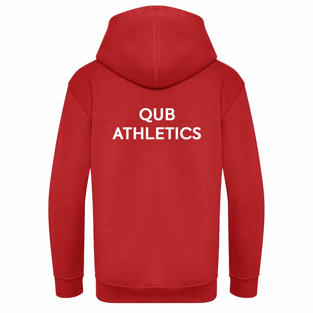 Mc Keever Queens Athletics College Hoodie - Adult - Fire Red