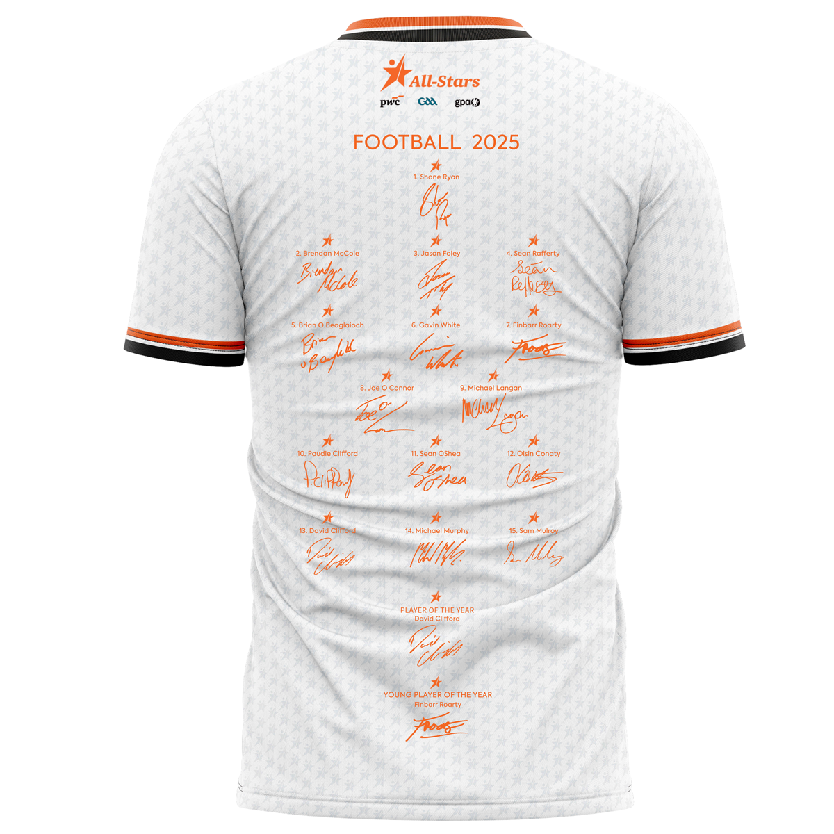 McKvr PwC All-Stars Football Jersey - Adult - White Player Fit