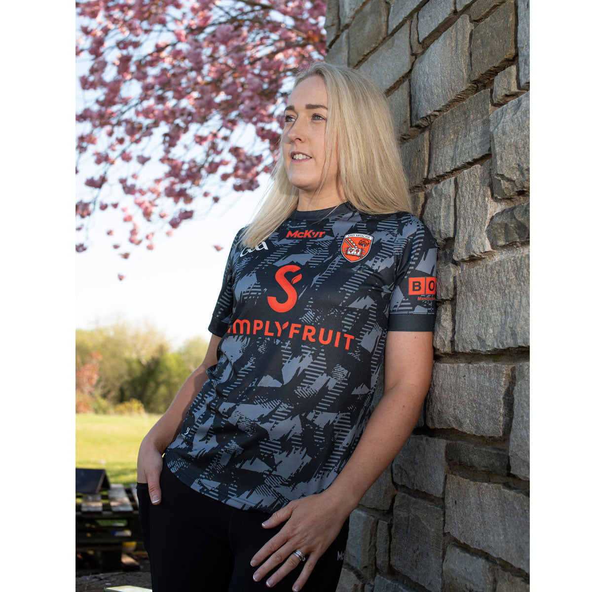Mc Keever Armagh GAA Boost Training Jersey - Womens - Grey/Black