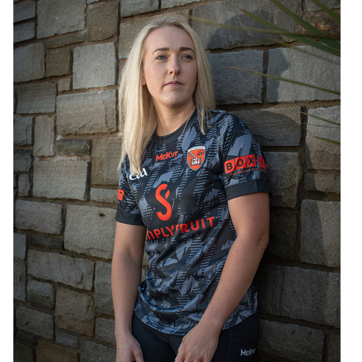Mc Keever Armagh GAA Boost Training Jersey - Womens - Grey/Black