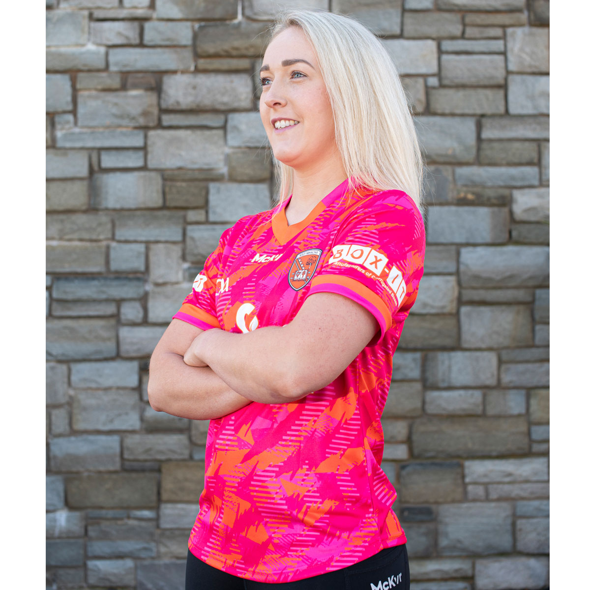 Mc Keever Armagh GAA Boost Training Jersey - Womens - Pink/Orange