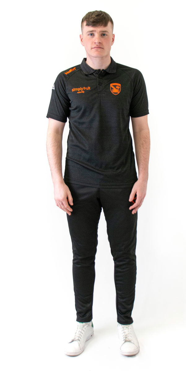 McKvr Armagh GAA Official Pulse Polo Top - Adult - Black