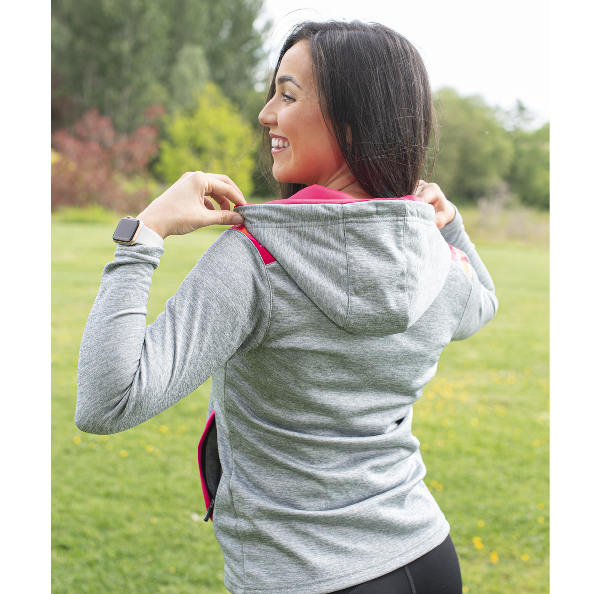 Mc Keever Armagh GAA Boost Full Zip Jacket - Womens - Grey/Pink