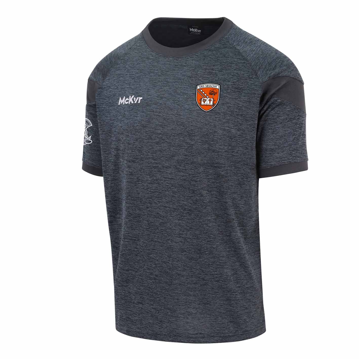 Mc Keever Armagh Camogie Official Core 22 T-Shirt - Youth - Charcoal