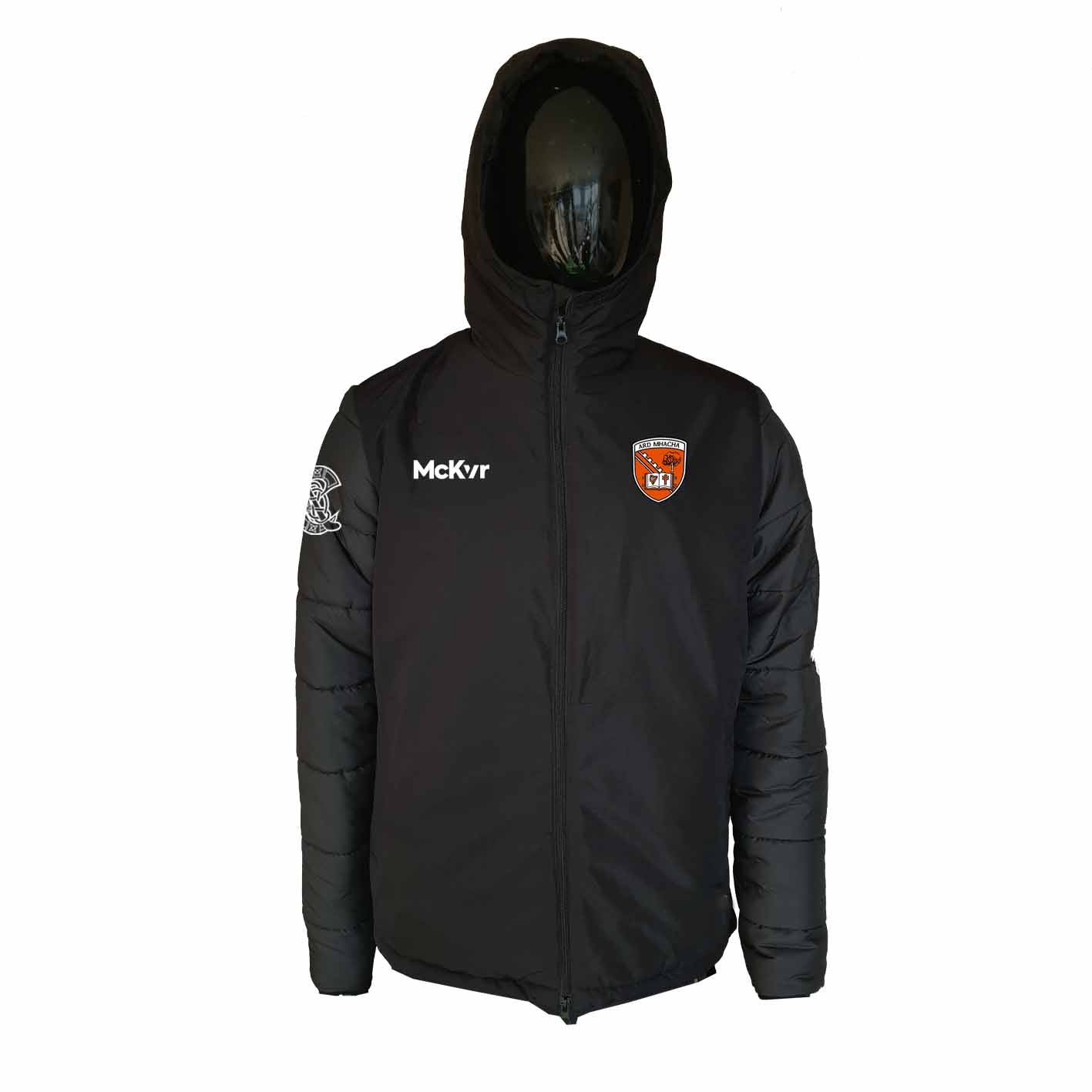 Mc Keever Armagh Camogie Official Core 22 Stadium Jacket - Youth - Black