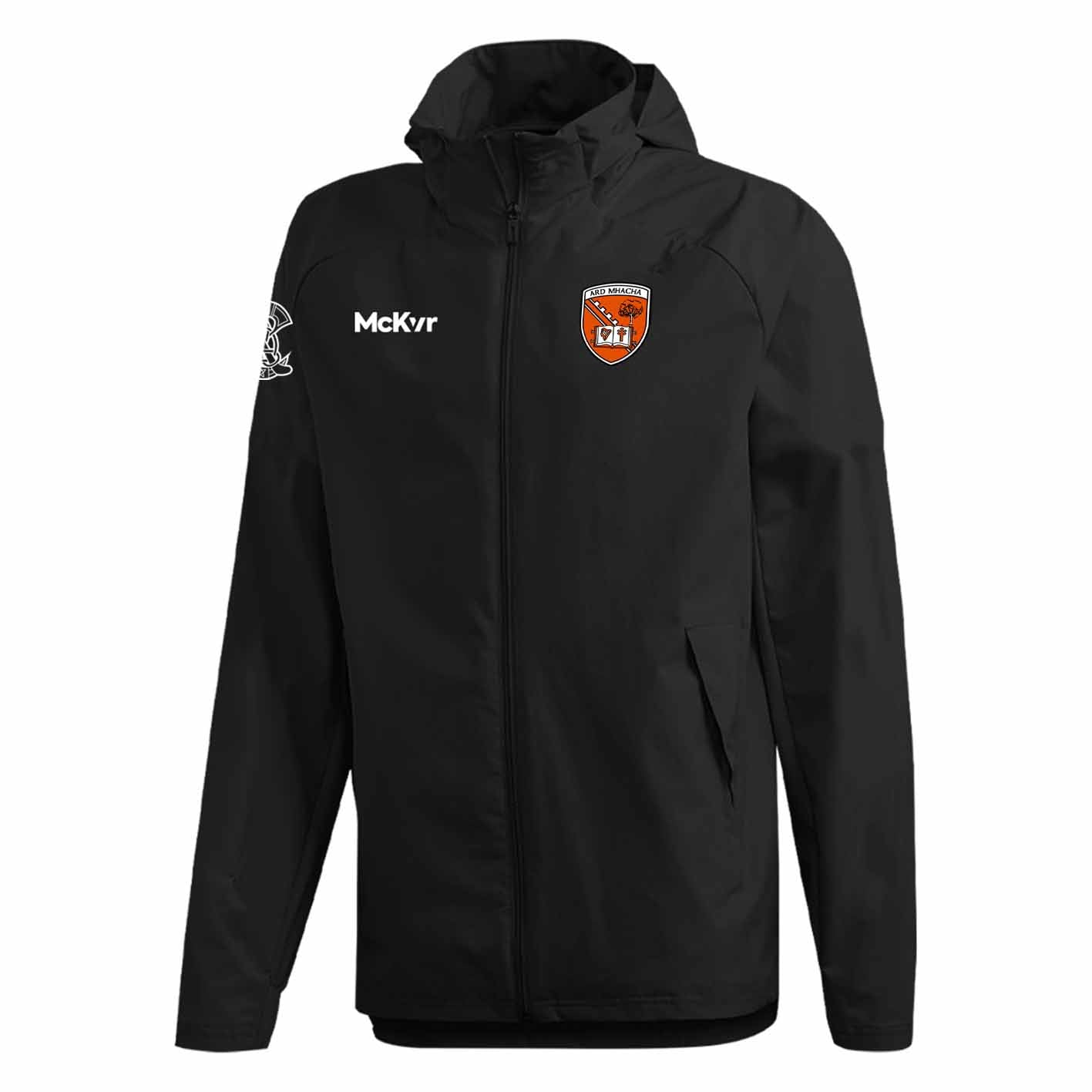 Mc Keever Armagh Camogie Official Core 22 Rain Jacket - Adult - Black