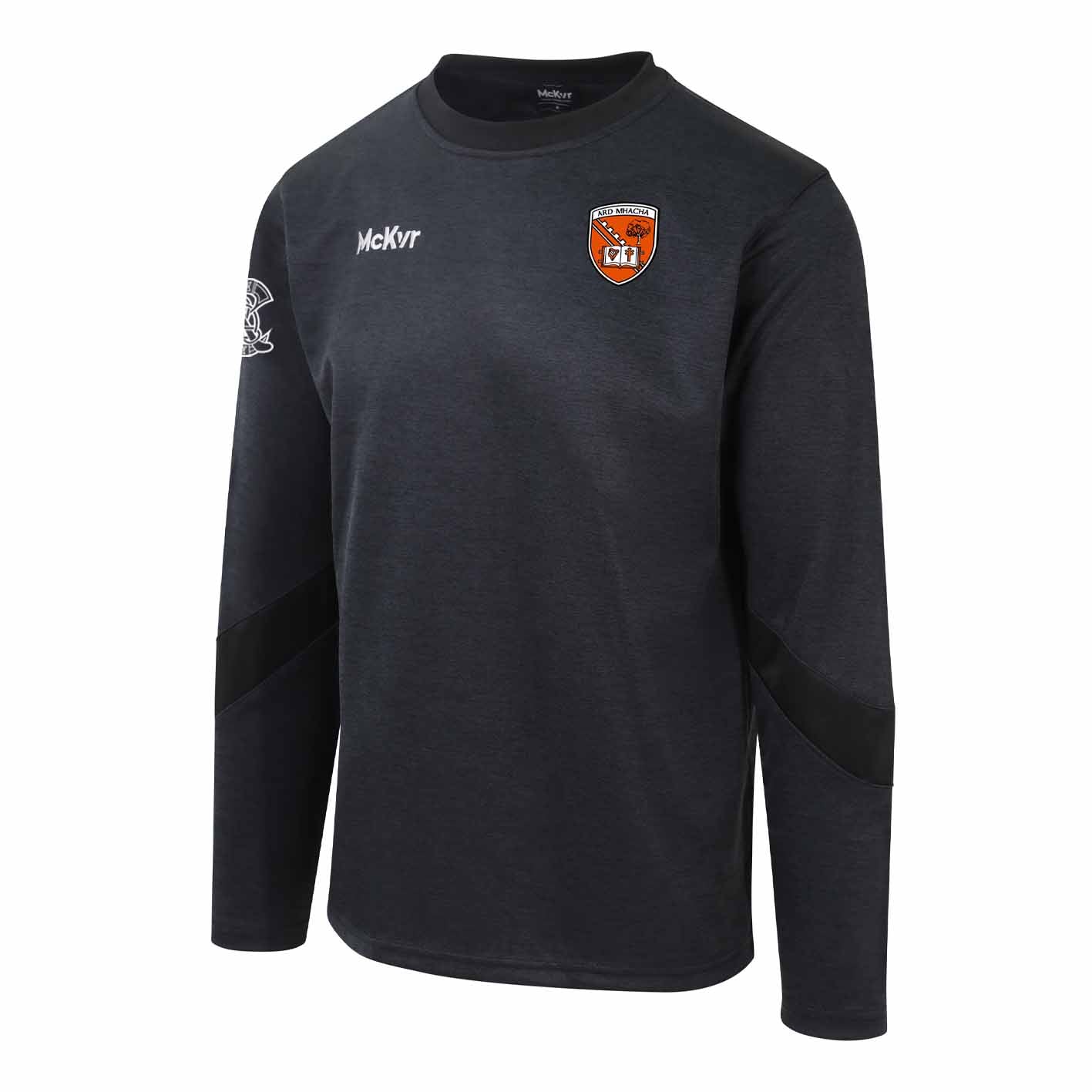 Mc Keever Armagh Camogie Official Core 22 Sweat Top - Adult - Black