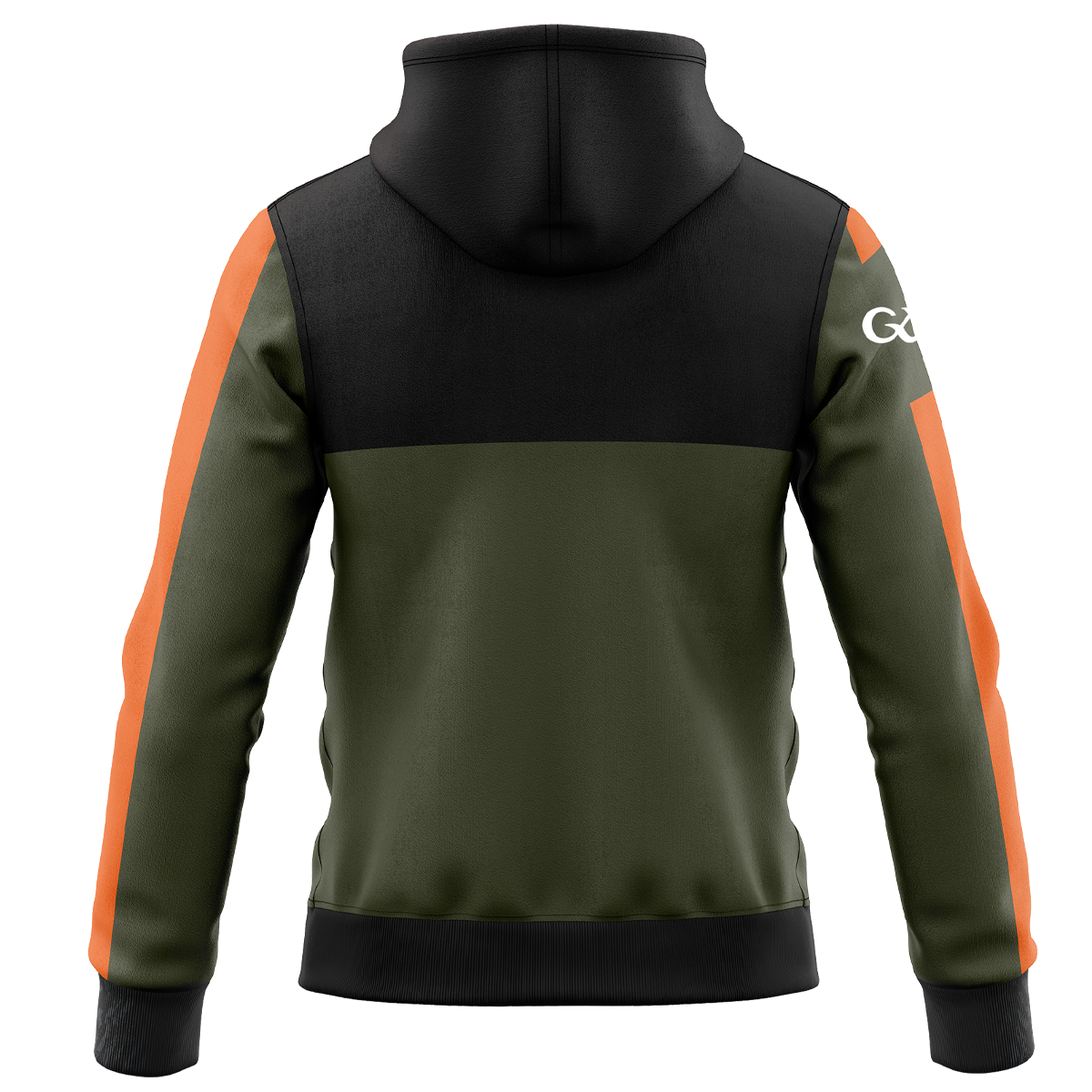 McKvr Armagh GAA Edge Hoodie - Adult - Olive/Black