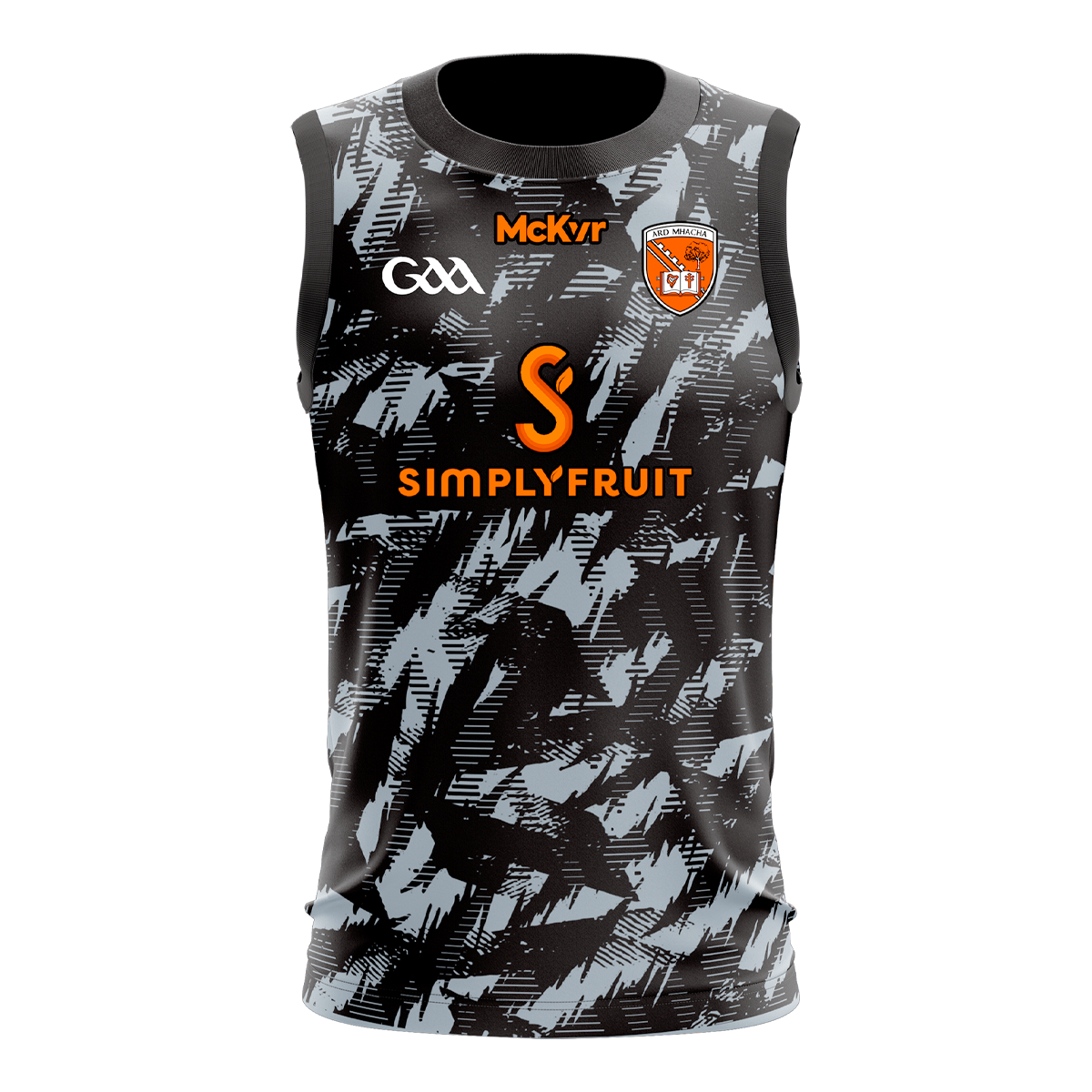Mc Keever Armagh GAA Boost Vest - Kids - Grey/Black
