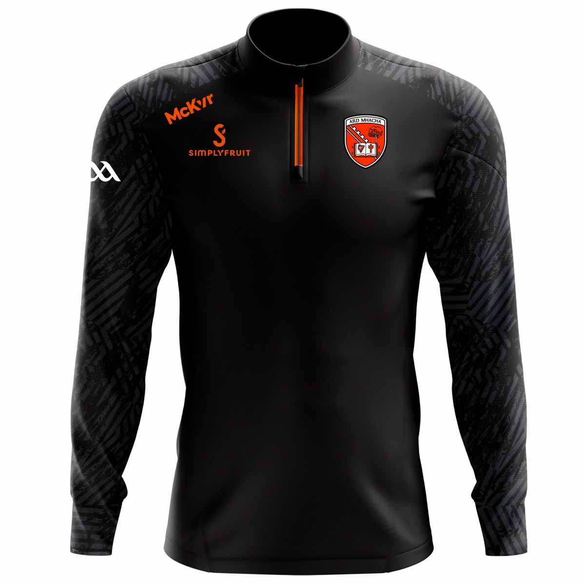 Mc Keever Armagh GAA Boost 1/4 Zip - Womens - Black/Charcoal