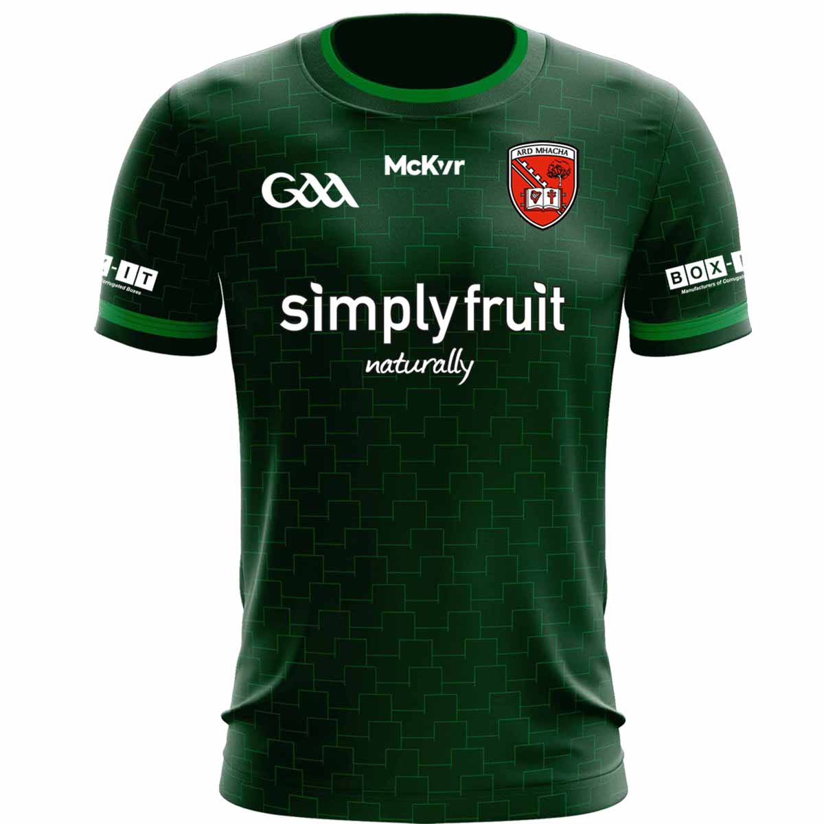 Mc Keever Armagh GAA Official Green Jersey - Adult - Player Fit