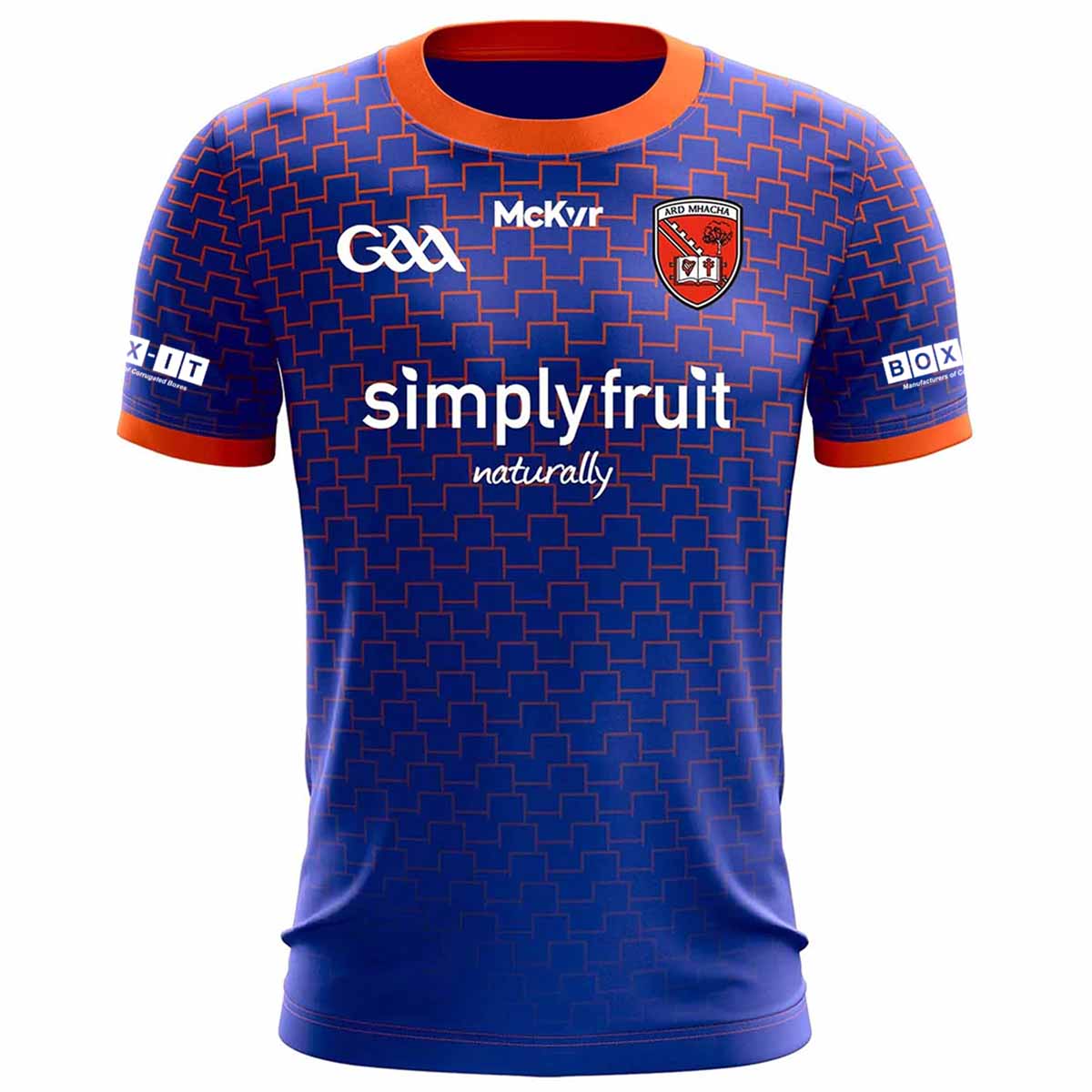 Mc Keever Armagh GAA Official Goalkeeper Jersey - Adult - Blue/Orange