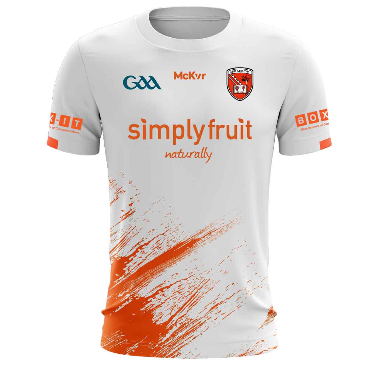 Mc Keever Armagh GAA Official Training Jersey - Adult - White
