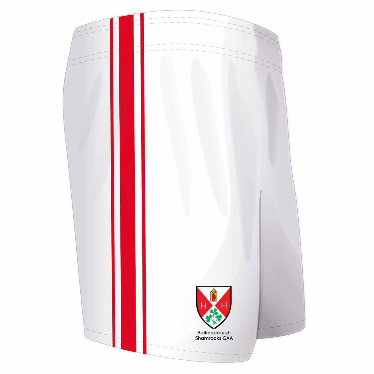 Mc Keever Bailieborough Shamrocks GAA Playing Short - Youth - White/Red