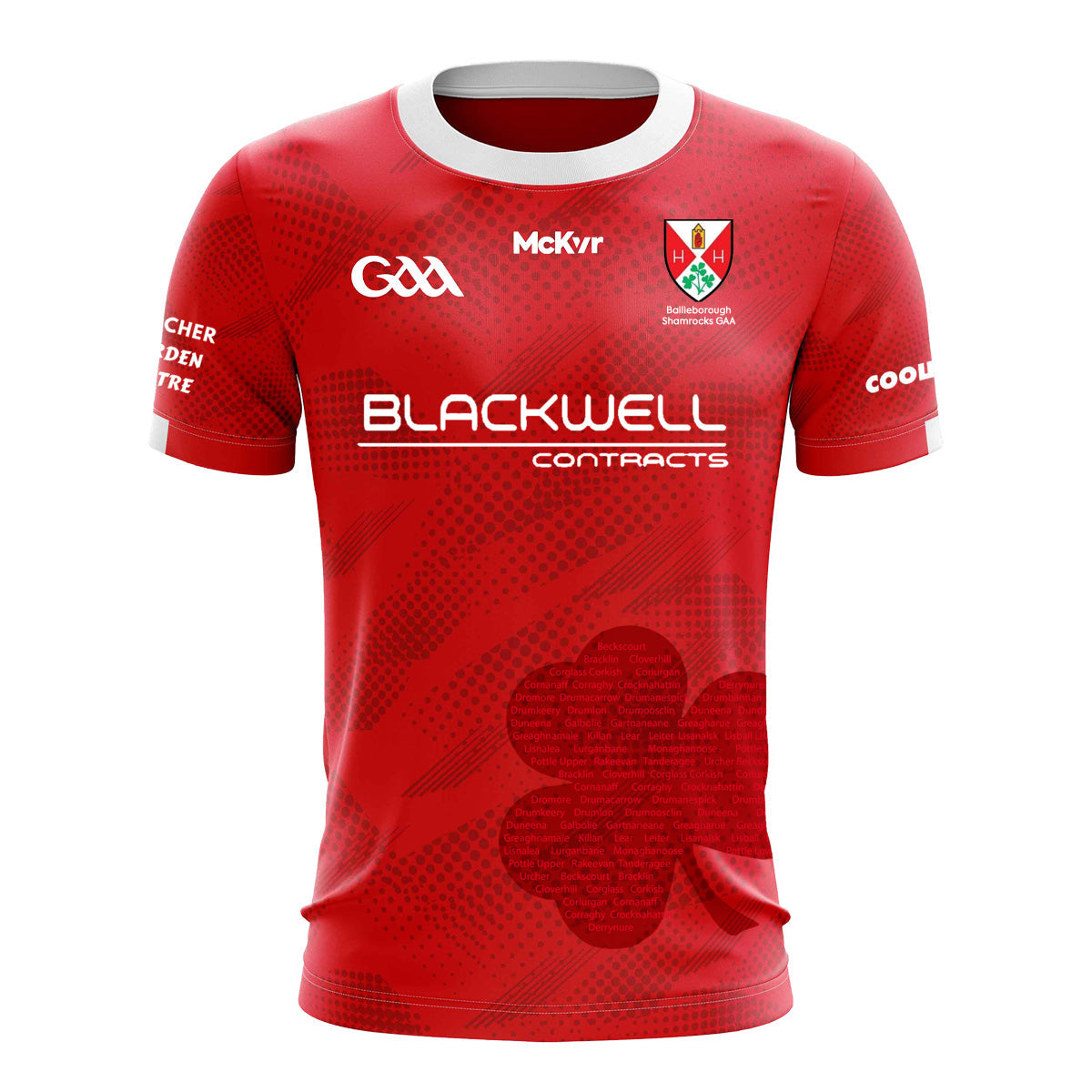 Mc Keever Bailieborough Shamrocks GAA Mens Playing Jersey - Adult - Red - Player Fit