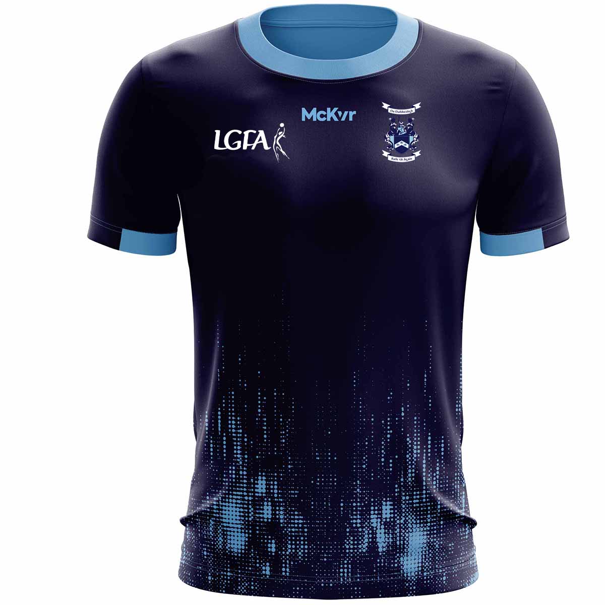 Mc Keever Ballyhegan Davitts LGFA Training Jersey - Womens - Navy Glitch