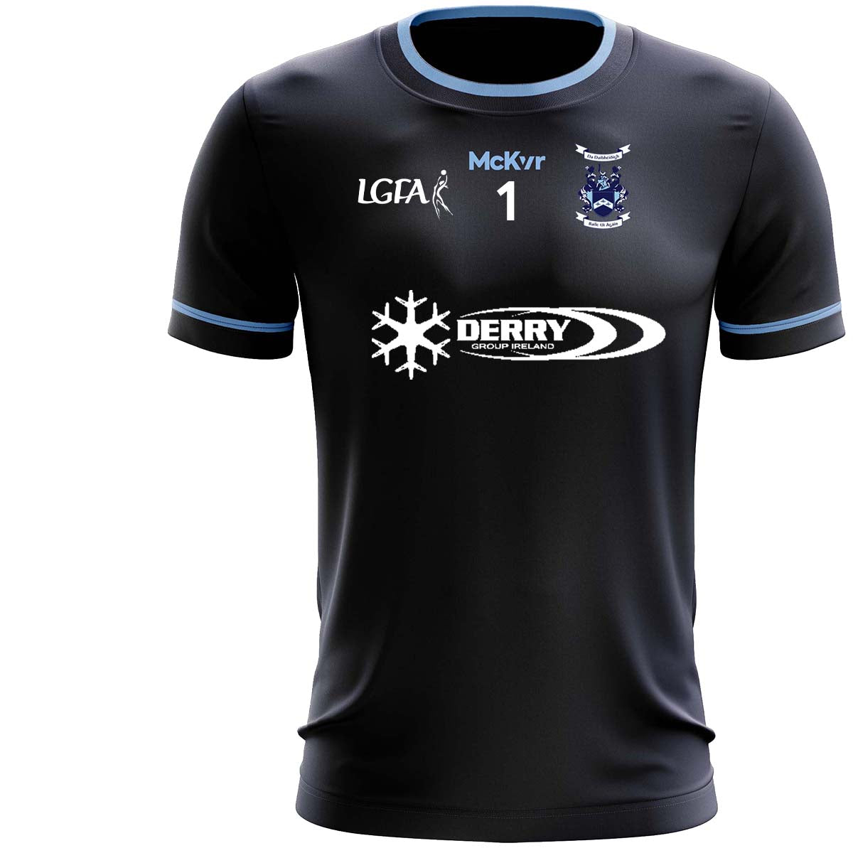 Mc Keever Ballyhegan Davitts LGFA Numbered Goalkeeper Jersey - Adult - Navy Player Fit