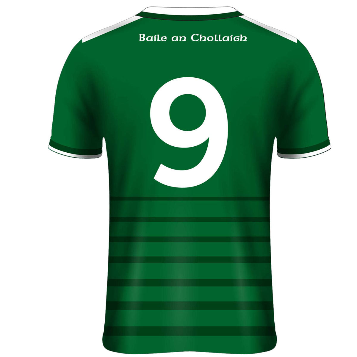 Mc Keever Ballincollig GAA Numbered Home Jersey - Adult - Green/White