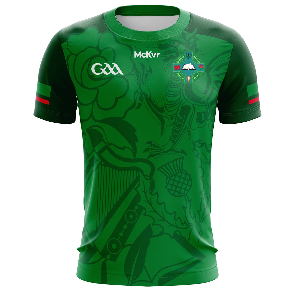 Mc Keever Britain Universities GAA Training Jersey - Adult - Green Player Fit