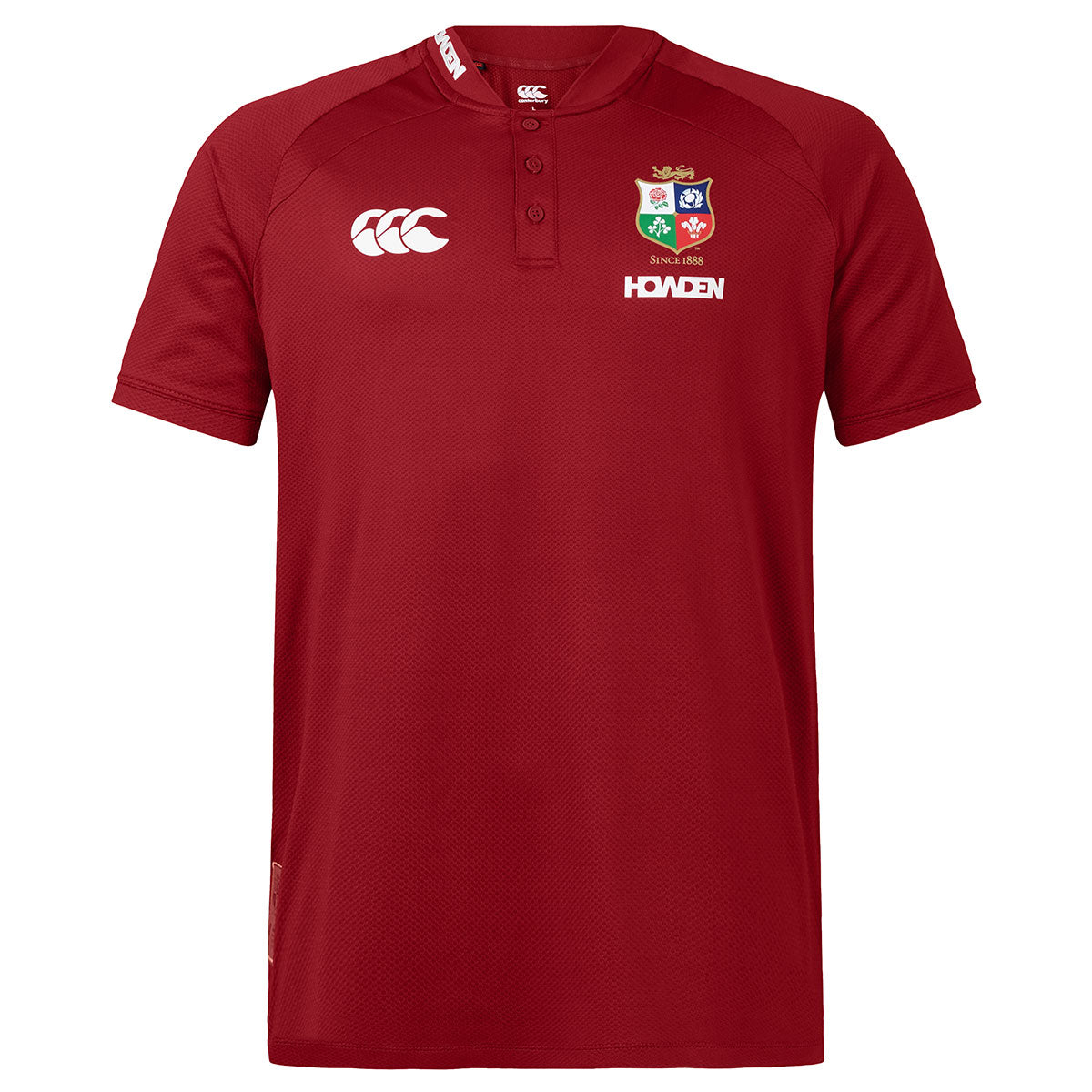 Canterbury British and Irish Lions Poly Rugby Polo - Mens - Red Dahilia
