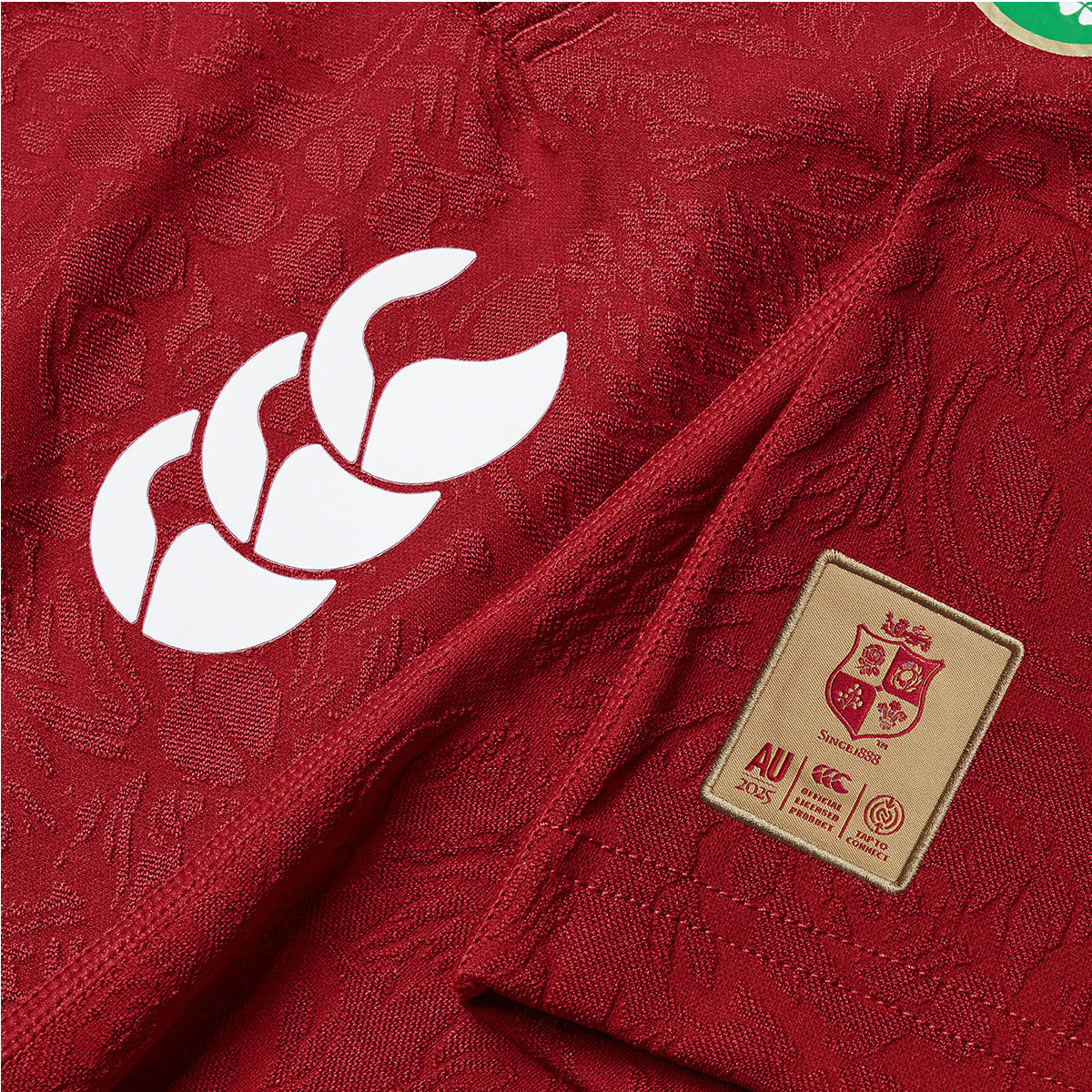 Canterbury British and Irish Lions Replica Rugby Jersey - Mens - Red Dahilia