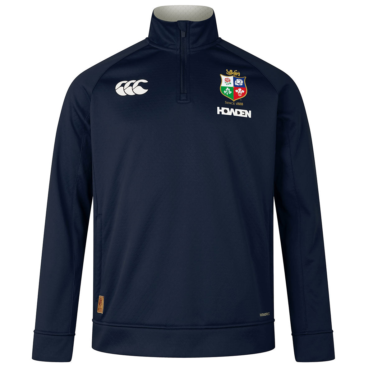 Canterbury British and Irish Lions 1/4 Zip Rugby Fleece - Mens - Dark Sapphire
