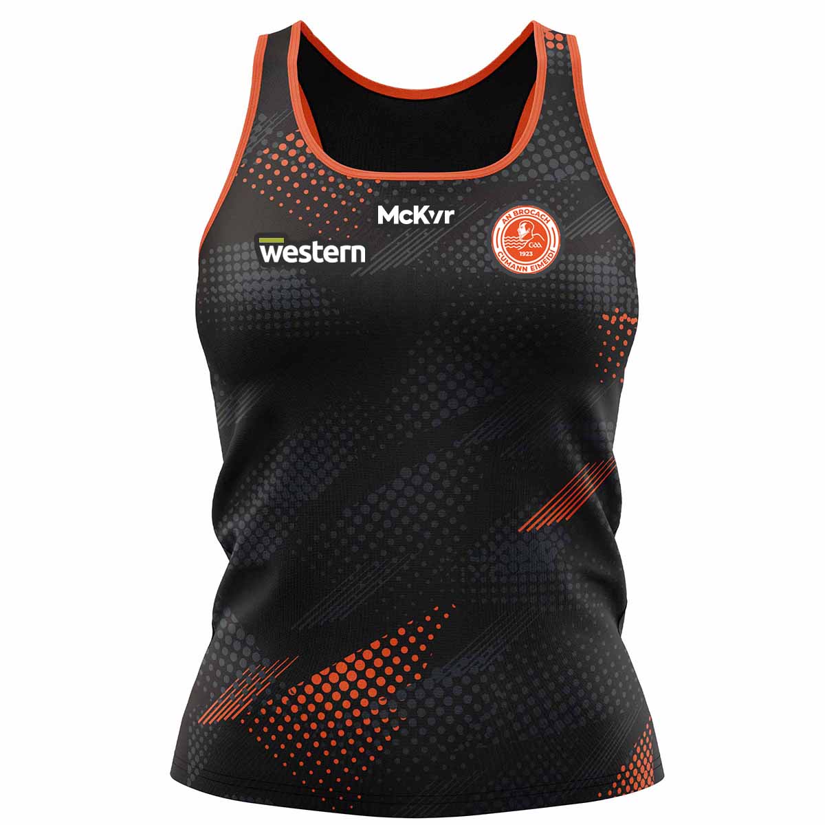 McKvr Brocagh Emmetts GFC Training Vest - Womens - Black/Orange