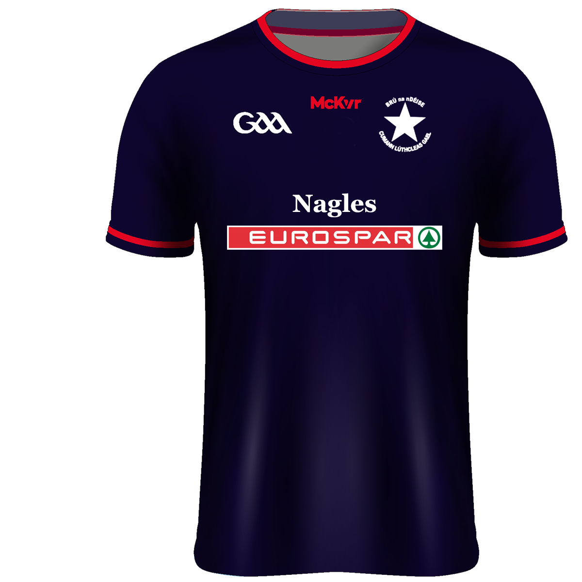 Mc Keever Bruff GAA, Limerick Playing Jersey - Adult - Navy Player Fit