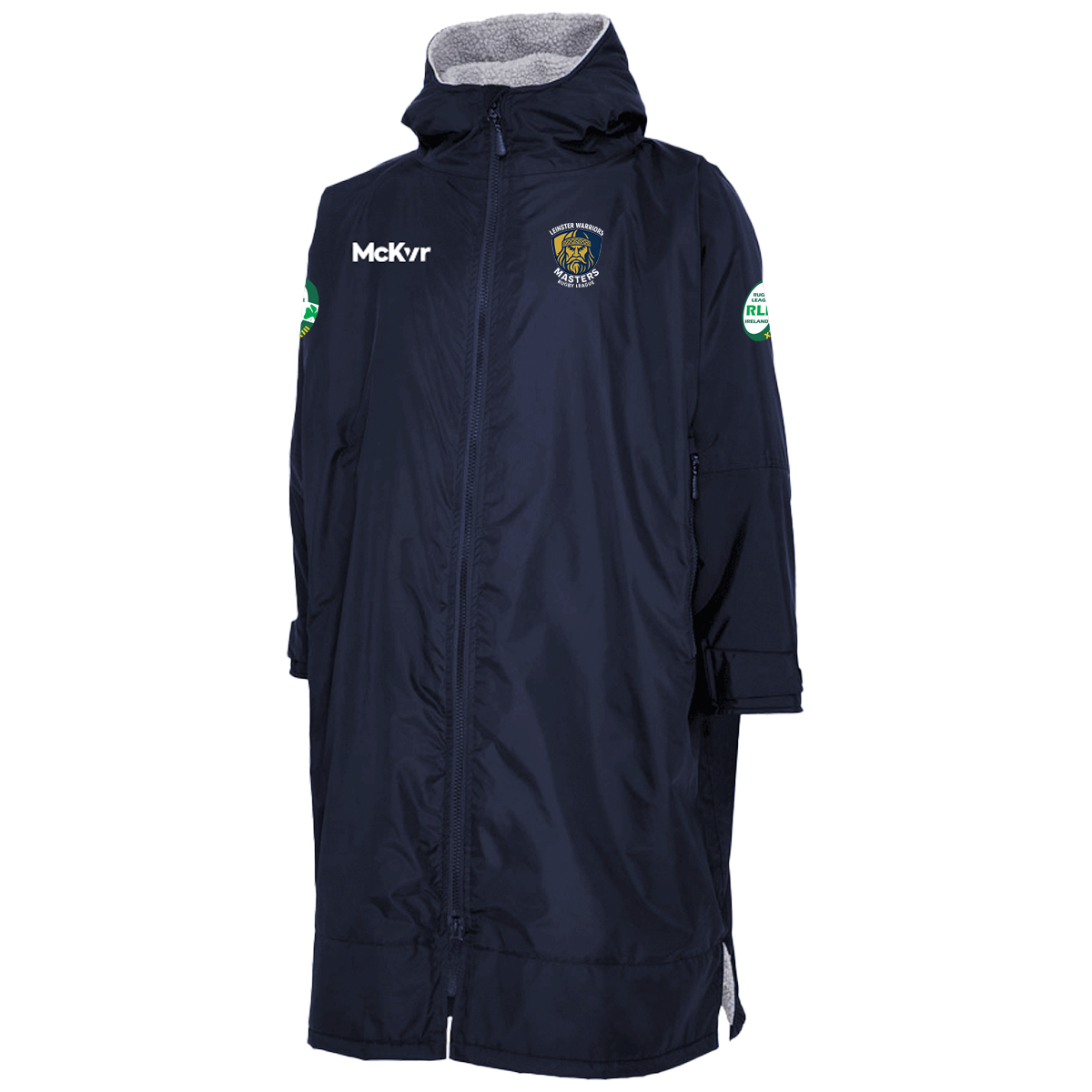 Rugby Robe McKvr Leinster Warriors Masters Rugby Weatherproof Changing Robe - Adu ...