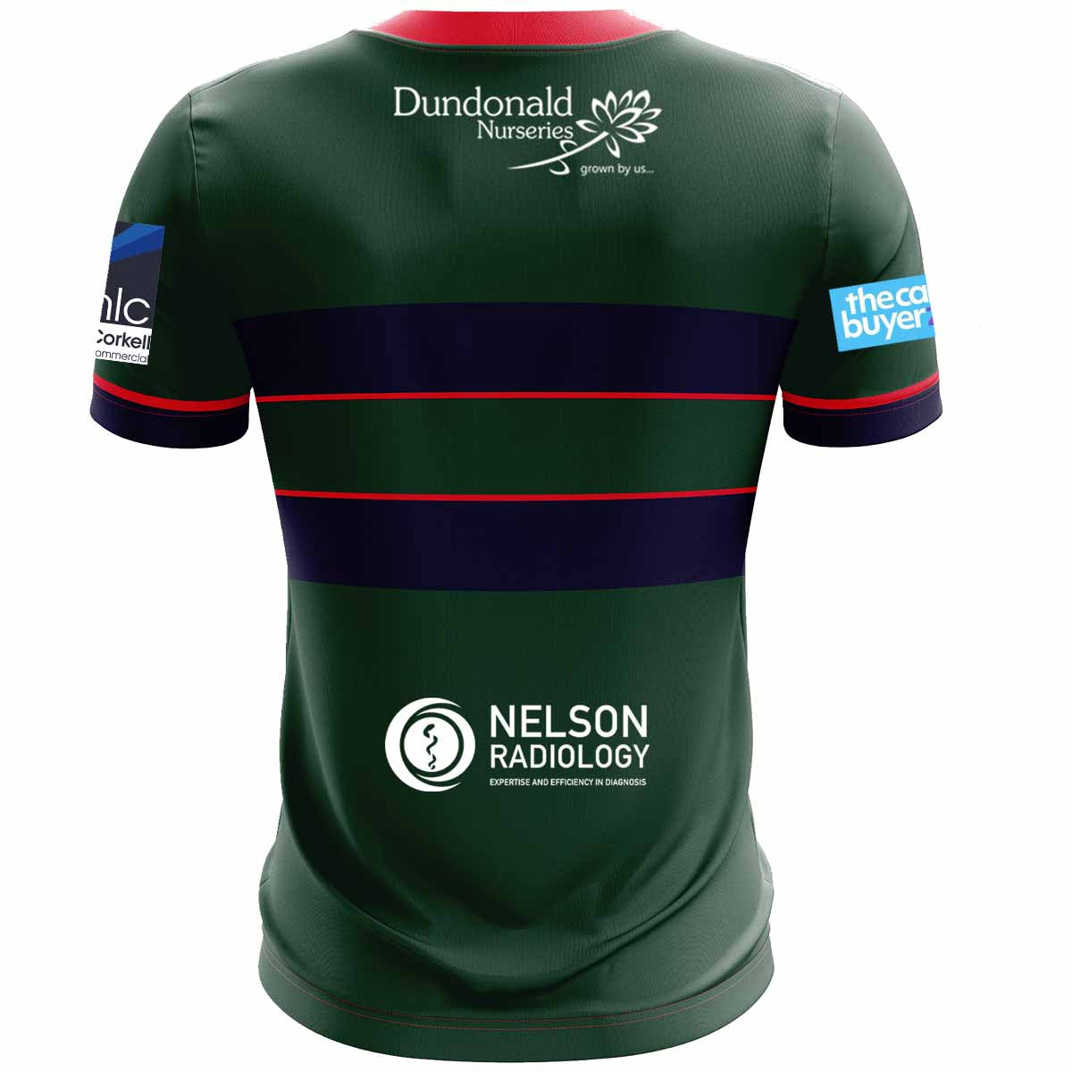 Mc Keever Civil Service NI RFC 4WS Pro Home Jersey - Youth - Green