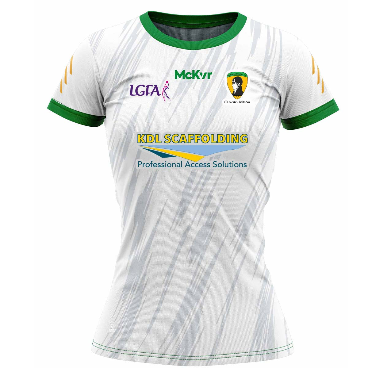 Mc Keever Clonmore Robert Emmets LGFA Away Jersey - Womens - White