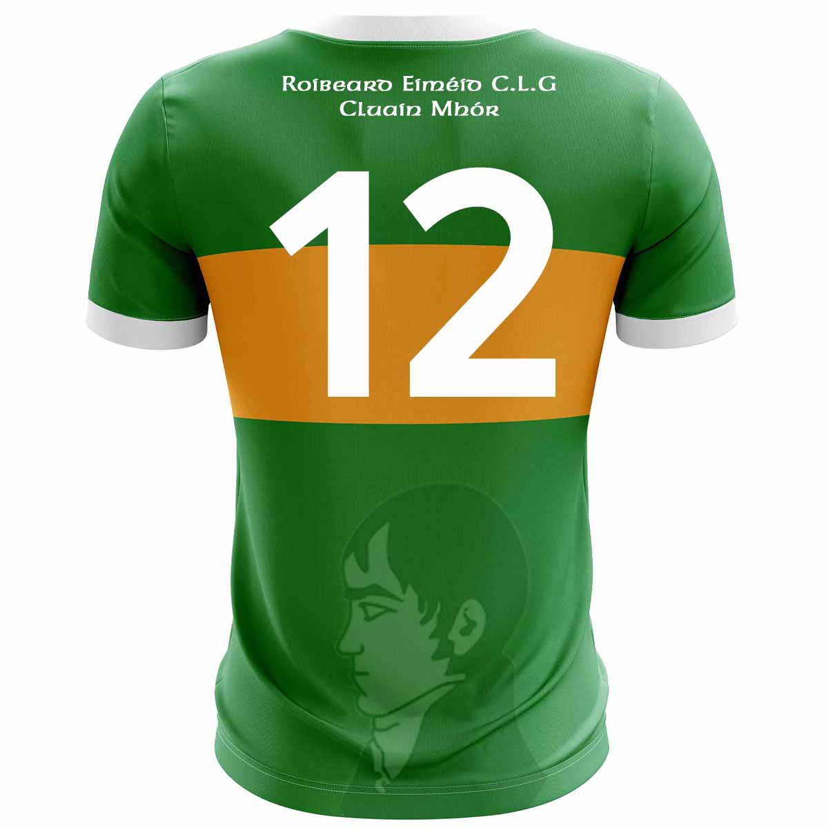Mc Keever Clonmore Robert Emmets LGFA Numbered Home Jersey - Youth - Green