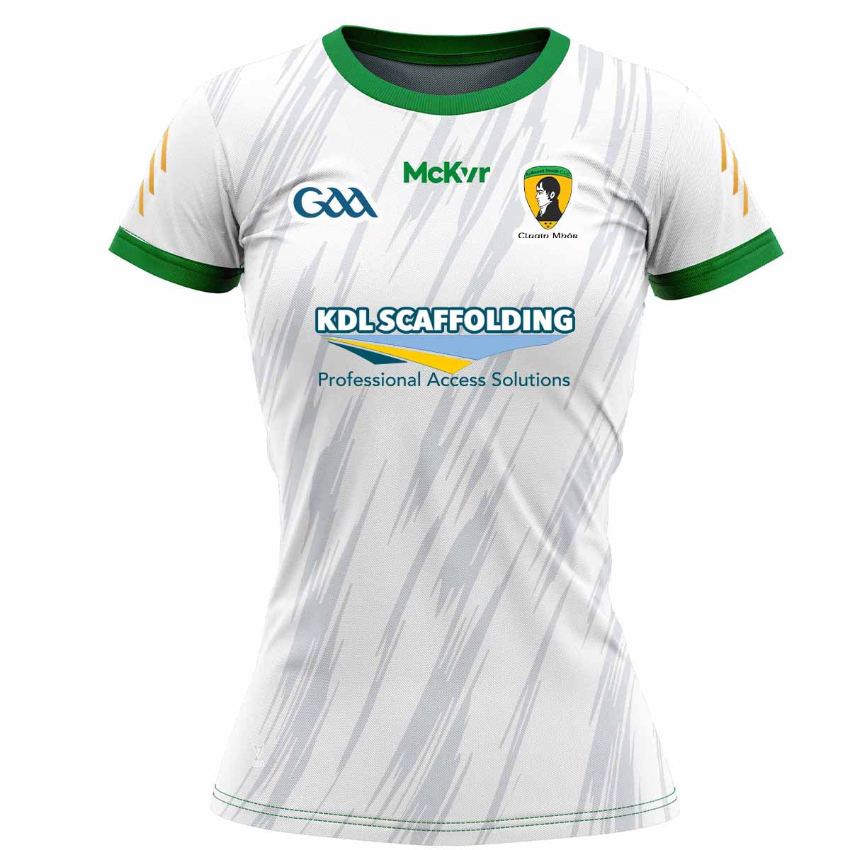 Mc Keever Clonmore Robert Emmets GFC Away Jersey - Womens - White