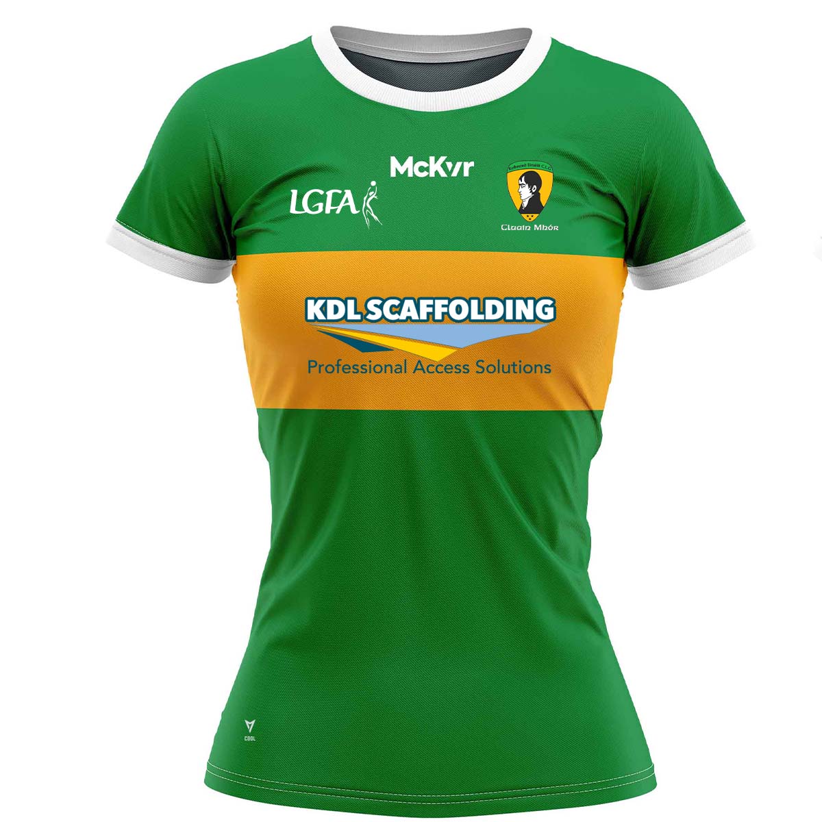 Mc Keever Clonmore Robert Emmets LGFA Playing Jersey - Womens - Green