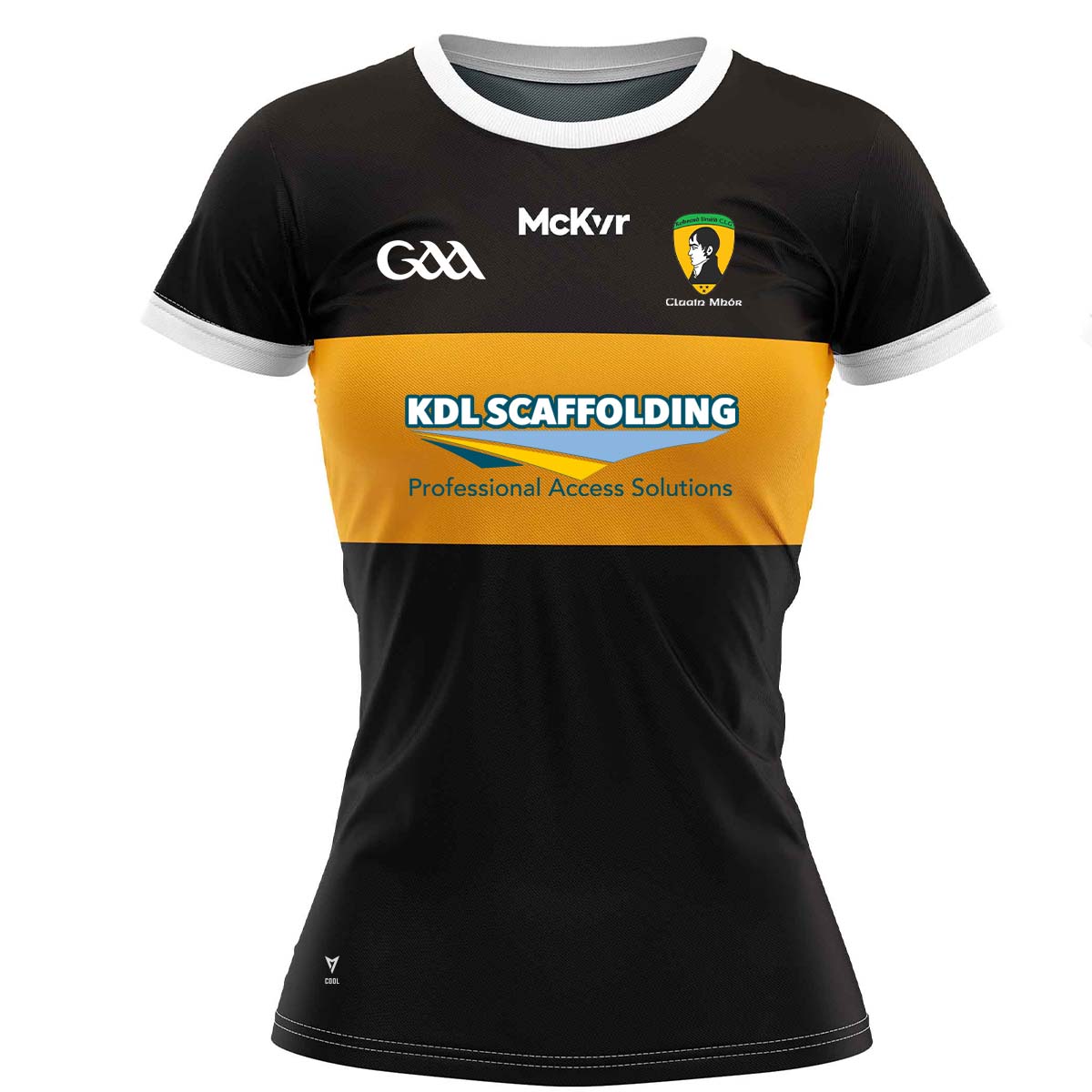 Mc Keever Clonmore Robert Emmets GFC Goalkeeper Jersey - Womens - Black