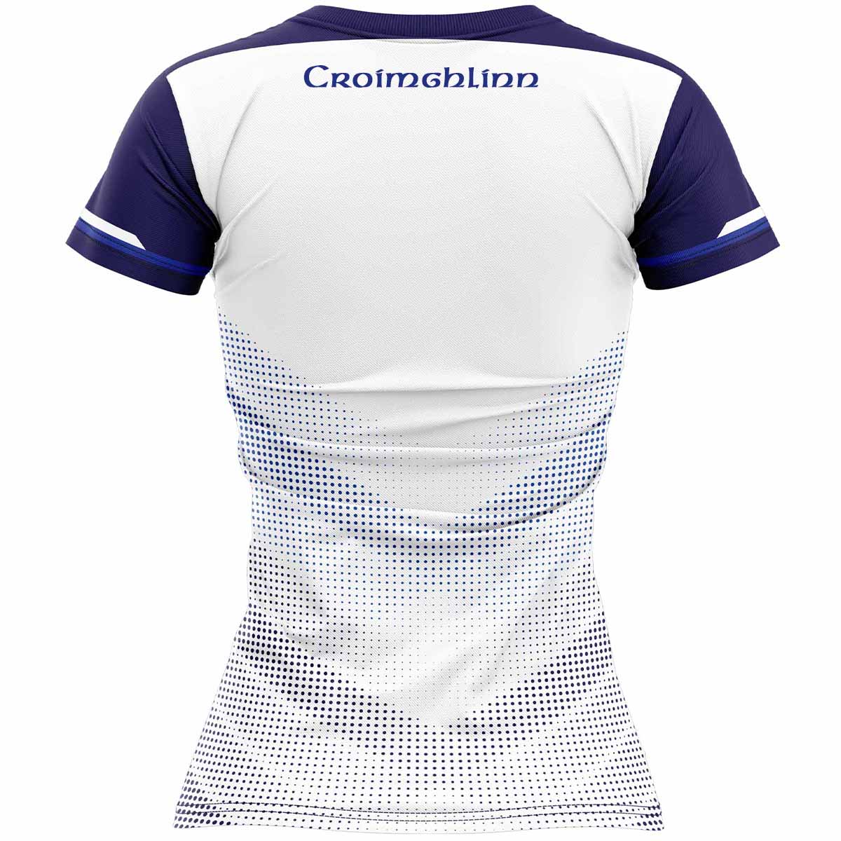 Mc Keever Crumlin GAA Training Jersey - Womens - White/Navy