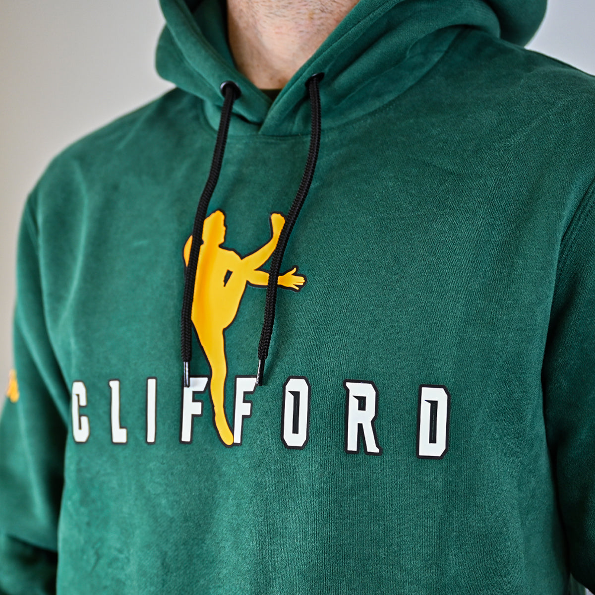 McKvr Clifford Hoodie - Youth - Forest Green/Amber