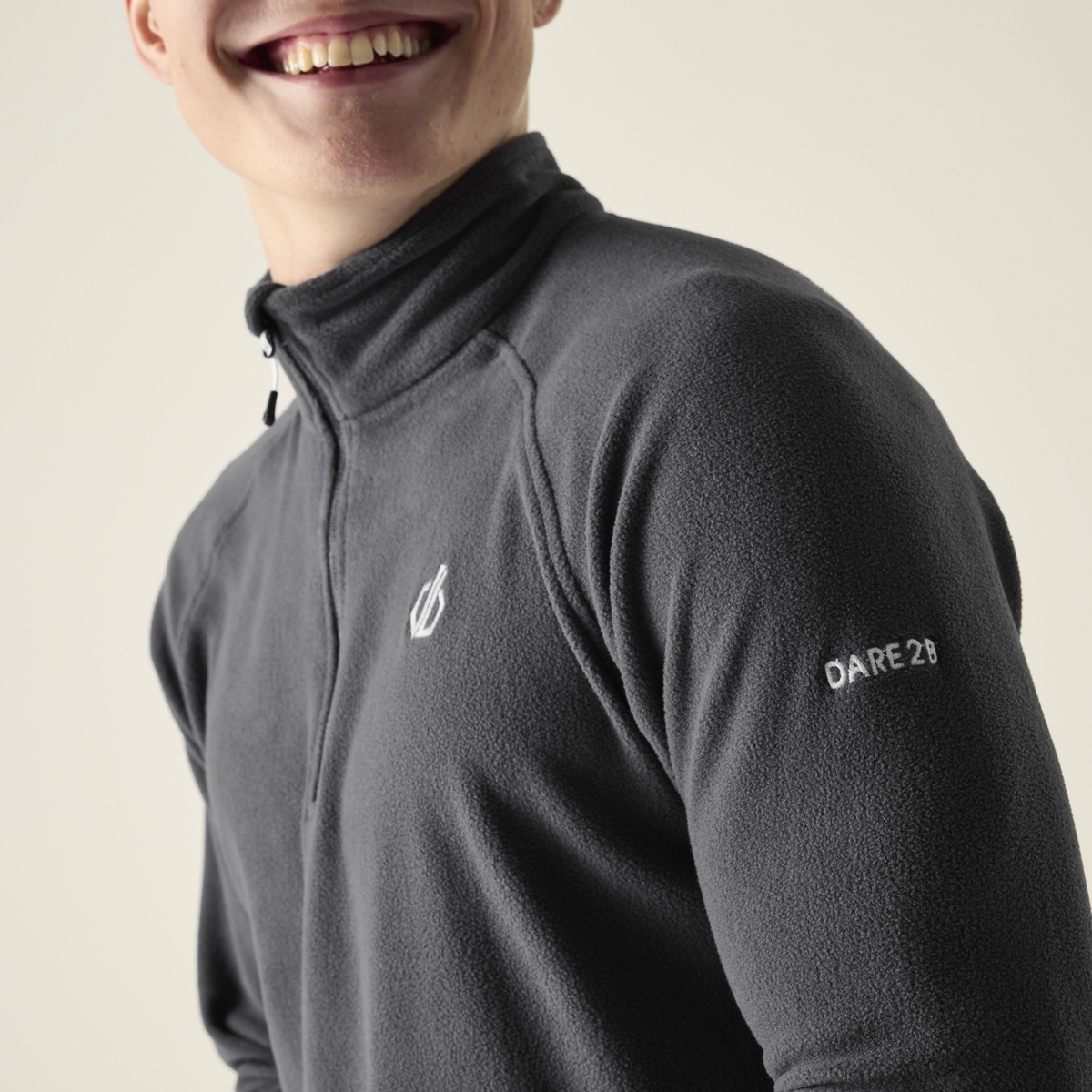 Dare 2B Freethink II Half Zip Fleece - Mens - Ebony Grey