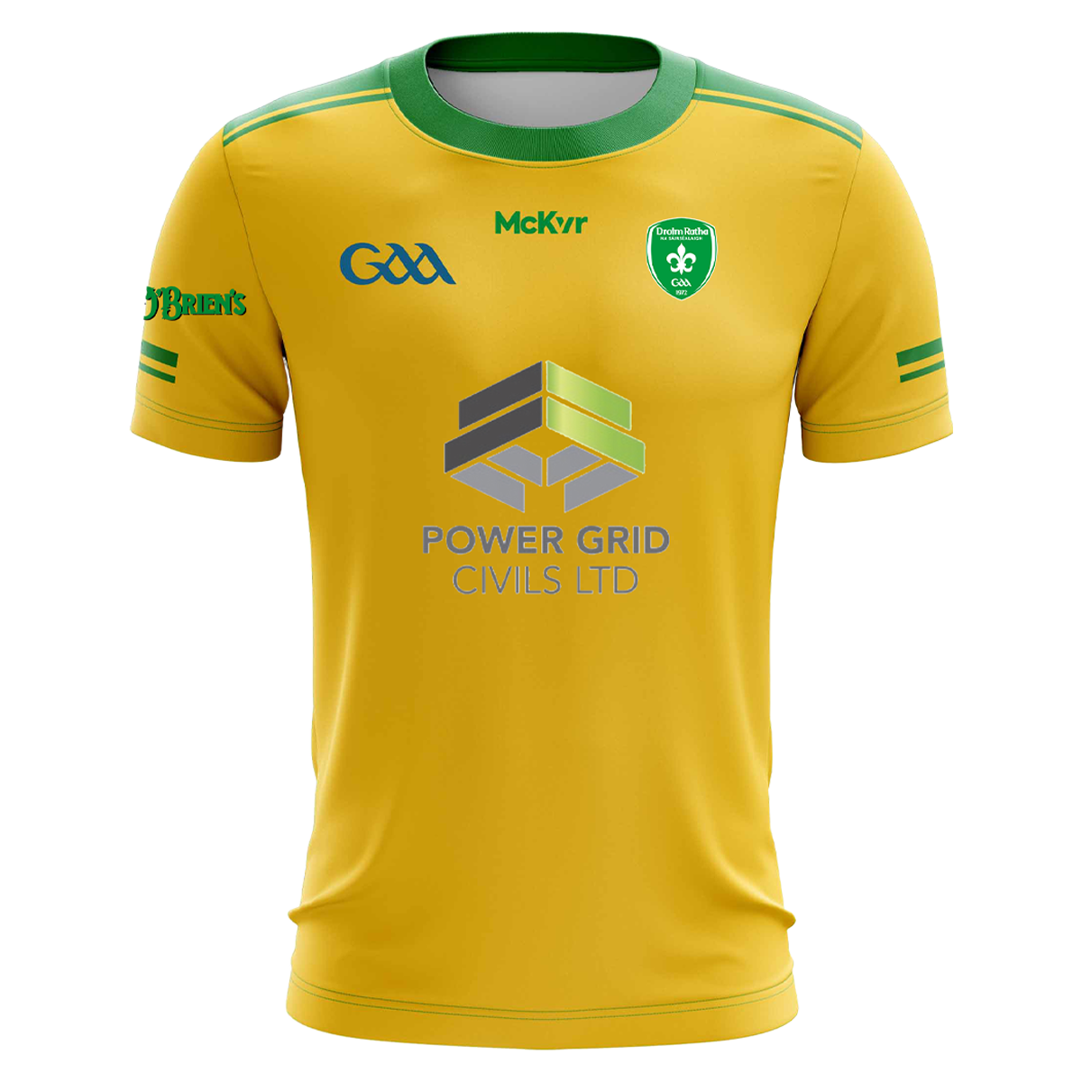 Mc Keever Drumragh Sarsfields GAC Goalkeeper Jersey - Adult - Saffron Player Fit