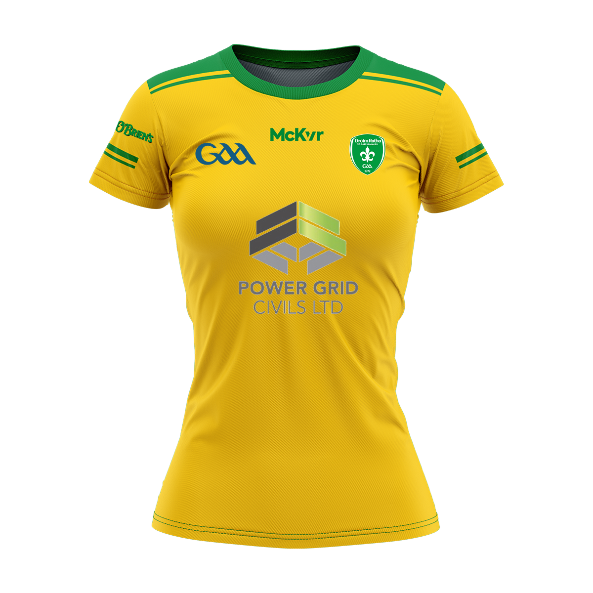 Mc Keever Drumragh Sarsfields GAC Goalkeeper Jersey - Womens - Saffron