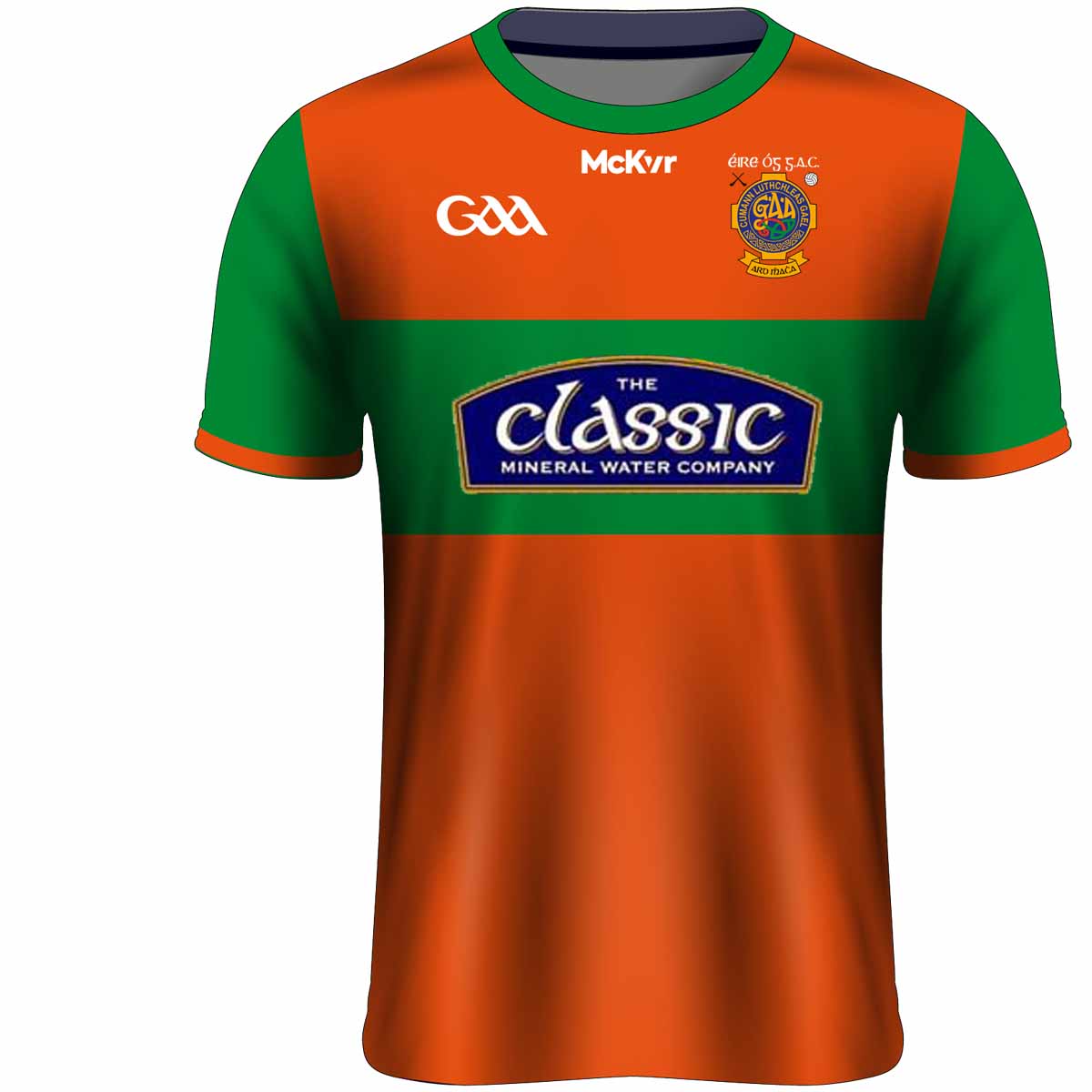 Mc Keever Eire Og GAC Senior Playing Jersey - Youth - Orange