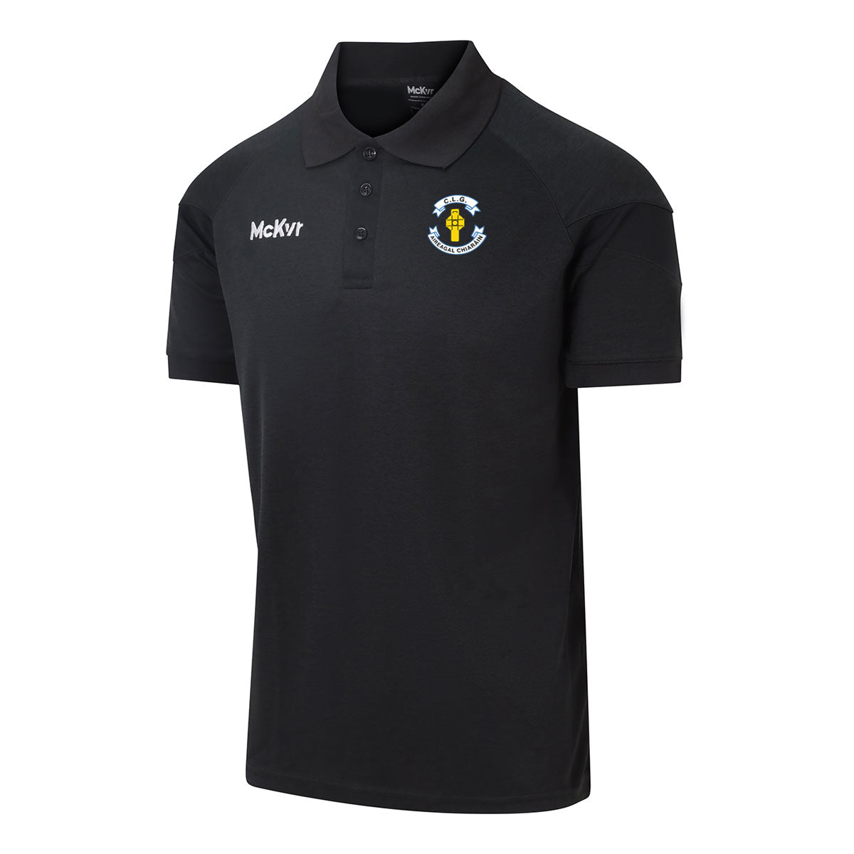Mc Keever Errigal Ciaran Core 22 Polo Top - Adult - Black