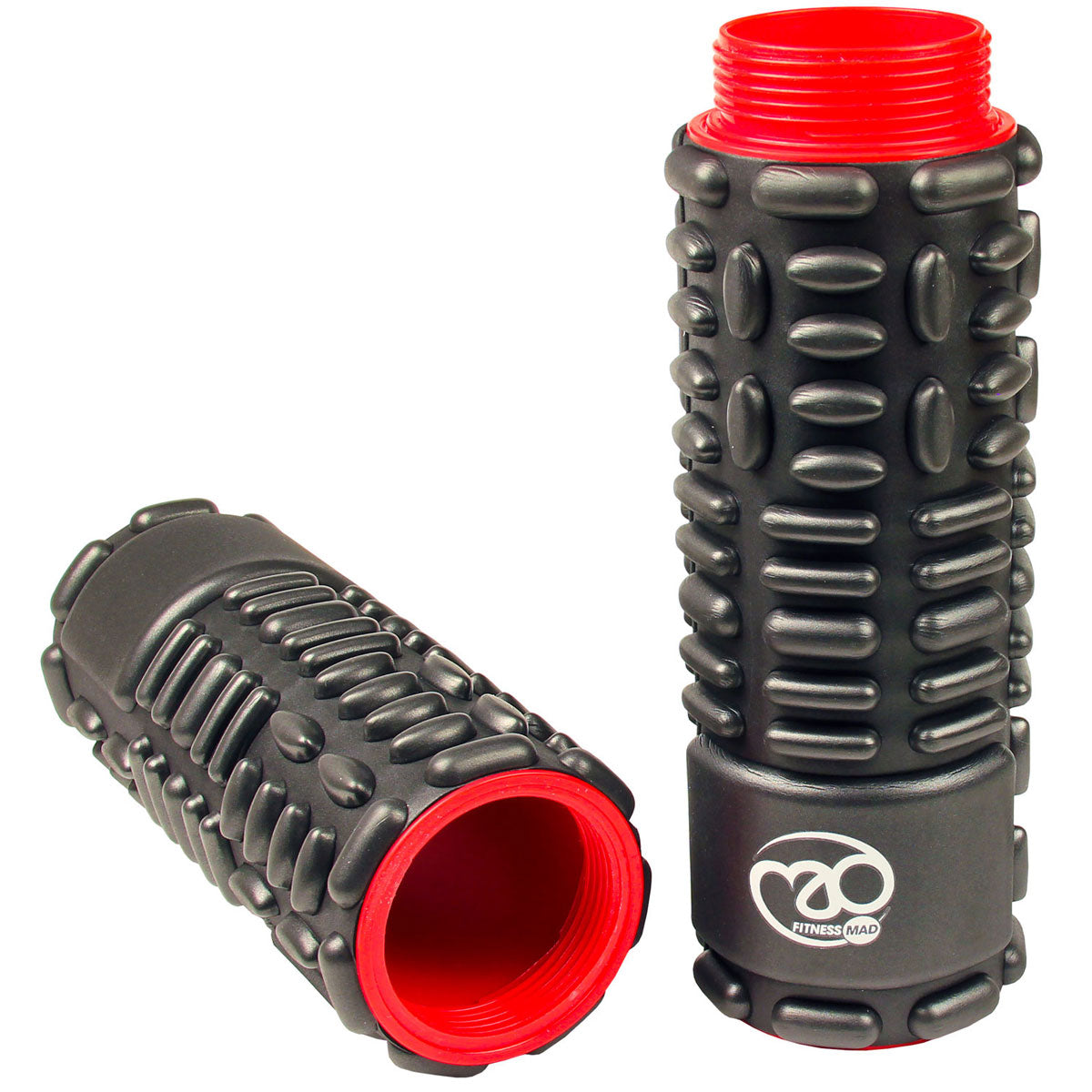 Fitness Mad Twin Vari-Massage Foam Roller - Black