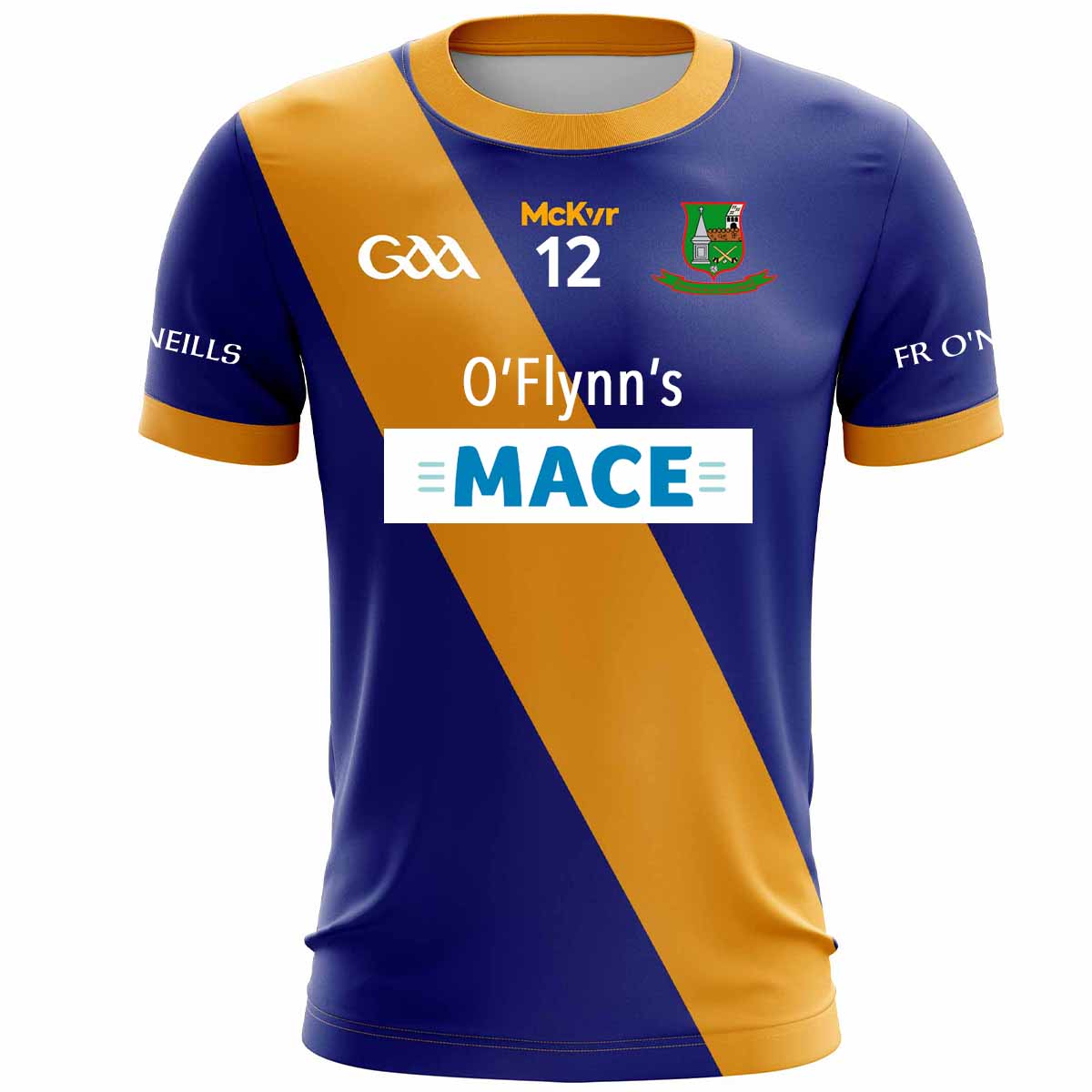 Mc Keever Fr O'Neills GAA Numbered Away Jersey - Youth - Royal