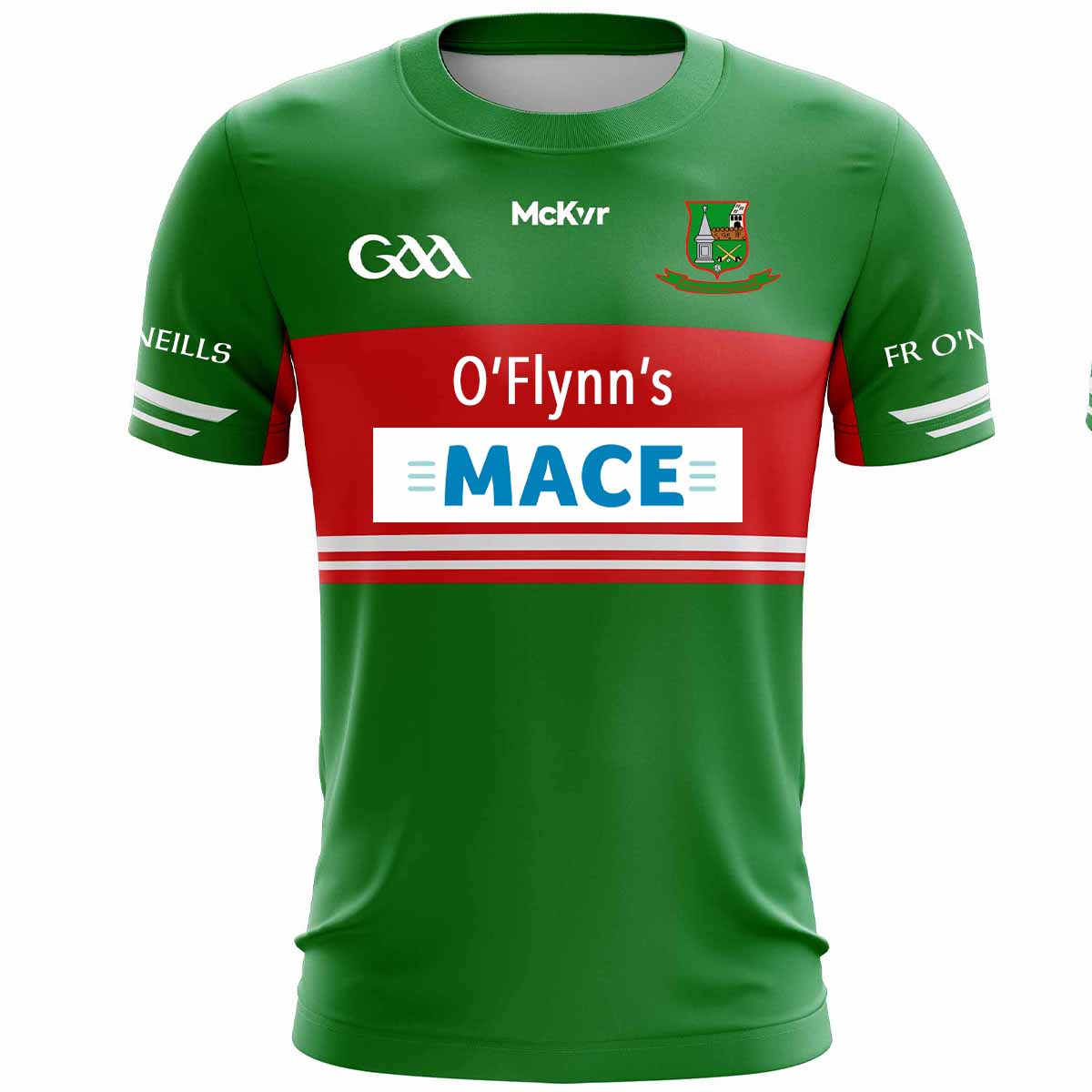 Mc Keever Fr O'Neills GAA Home Jersey - Youth - Green/Red