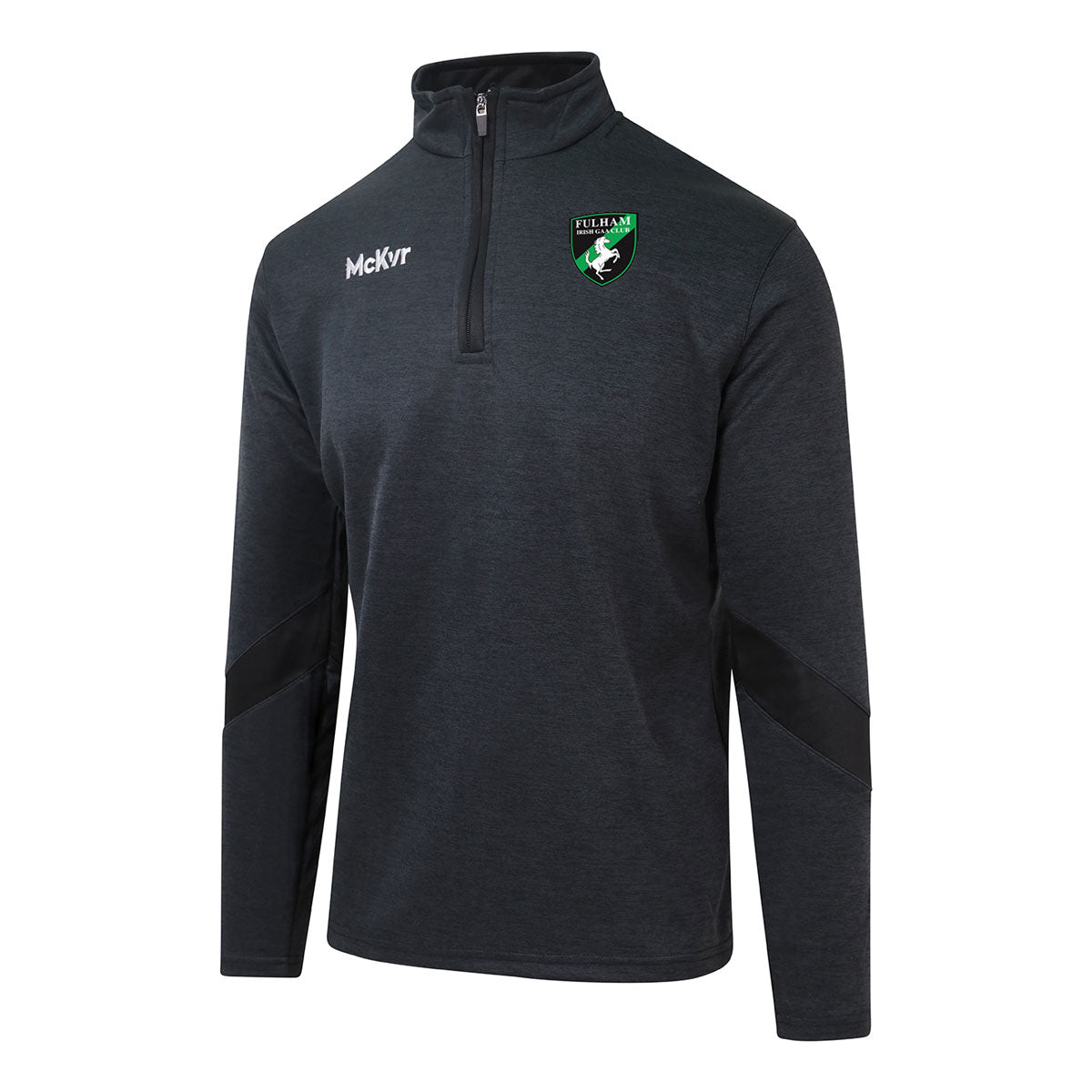Mc Keever Fulham Irish GAA Core 22 1/4 Zip Top - Adult - Black