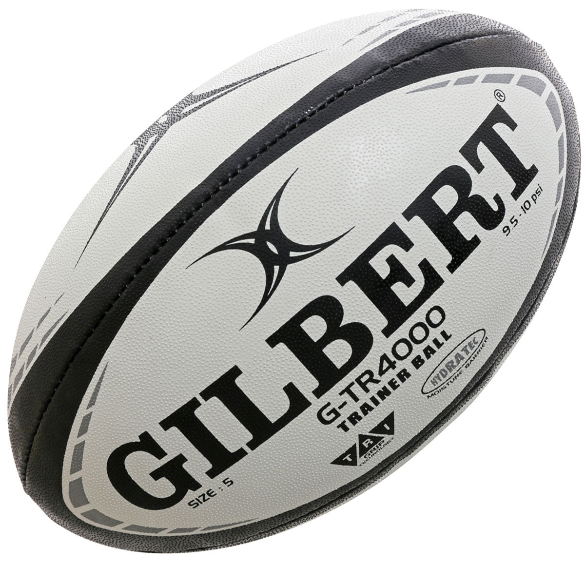 Gilbert G-TR4000 Training Rugby Ball - White/Black