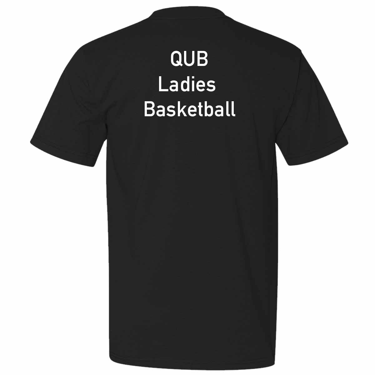 Mc Keever Queens Ladies Basketball Cotton Tee - Adult - Black