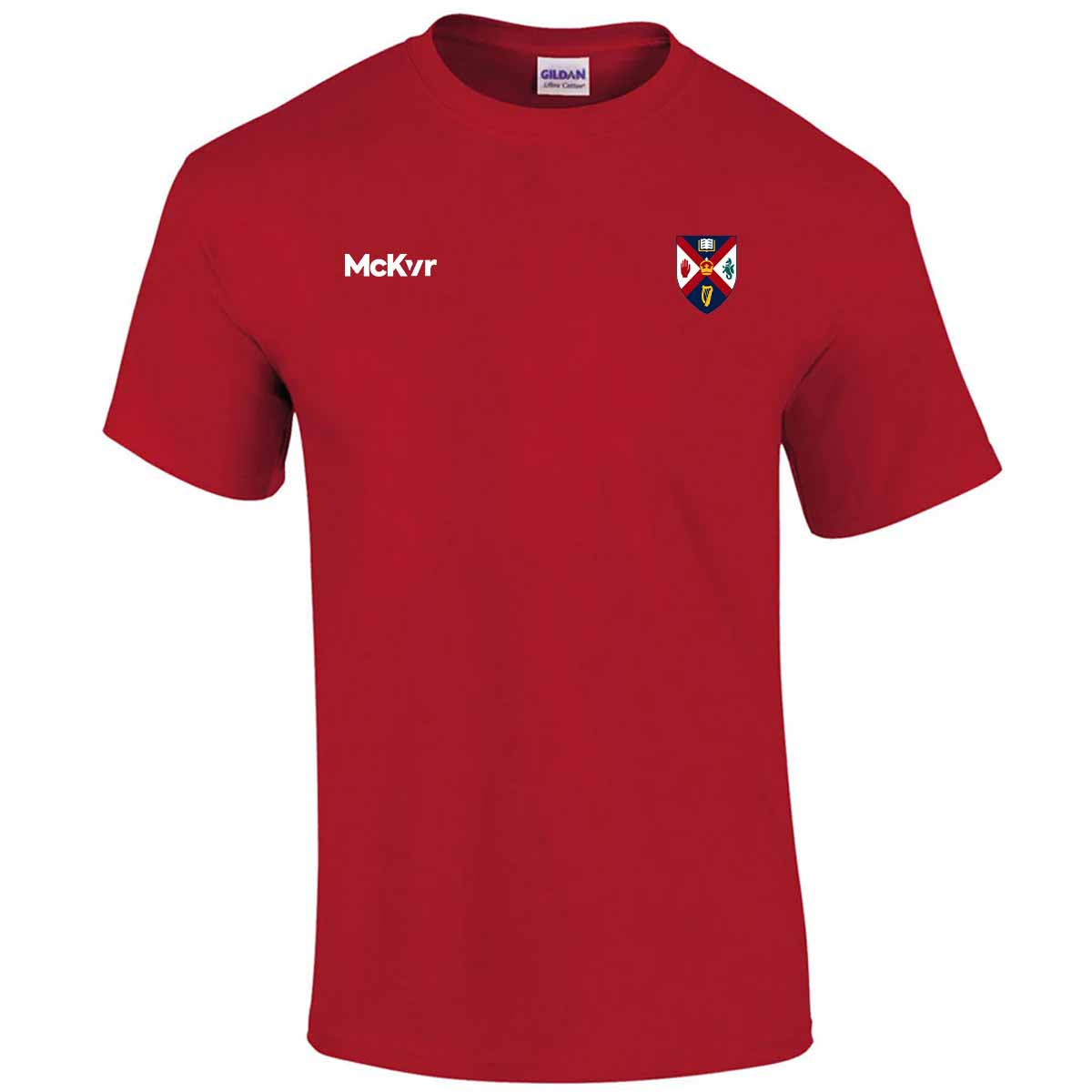 Mc Keever Queens Ladies Basketball Cotton Tee - Adult - Red