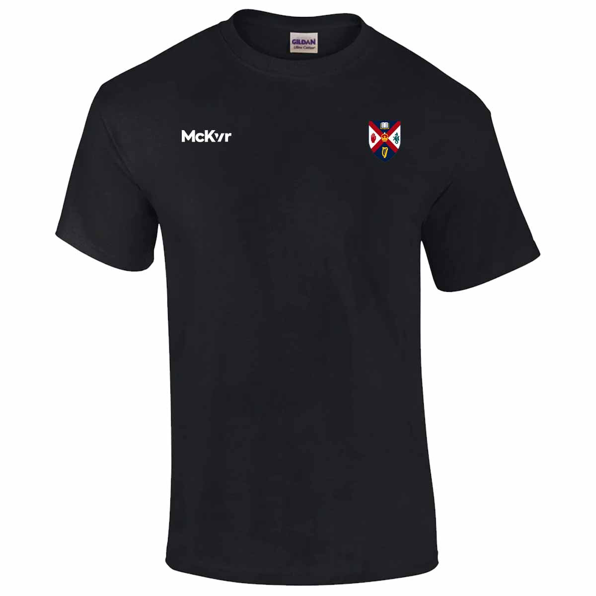 Mc Keever Queens Athletics Cotton Tee - Adult - Black